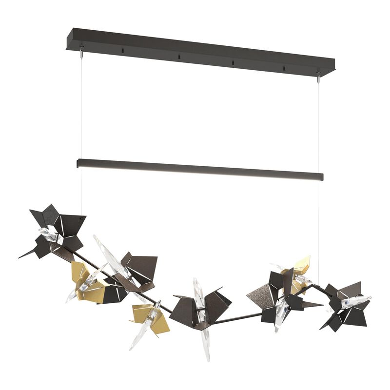 Belladonna Medium Linear Chandelier by Hubbardton Forge