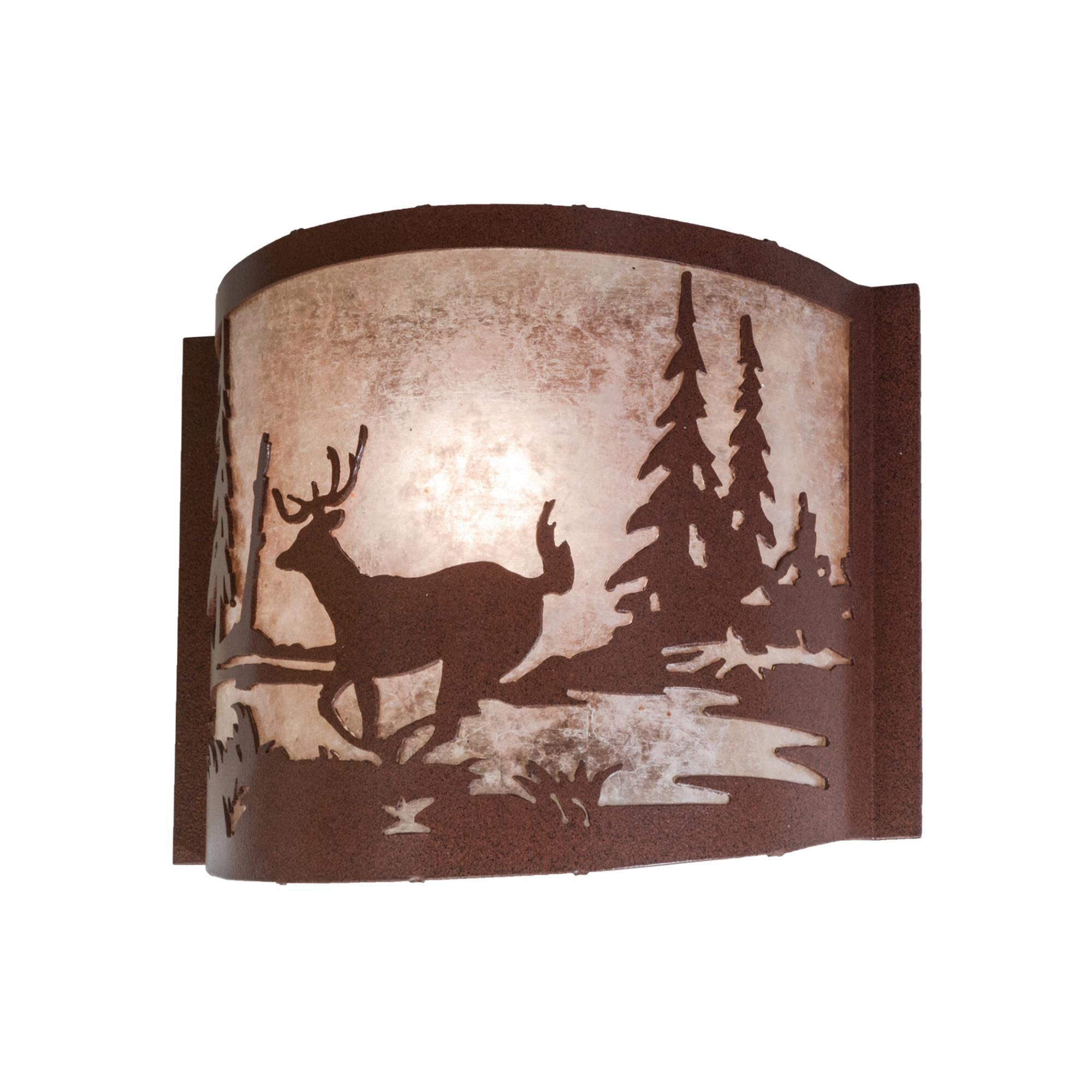 Meyda Lighting Deer Creek 12 Inch Wall Sconce