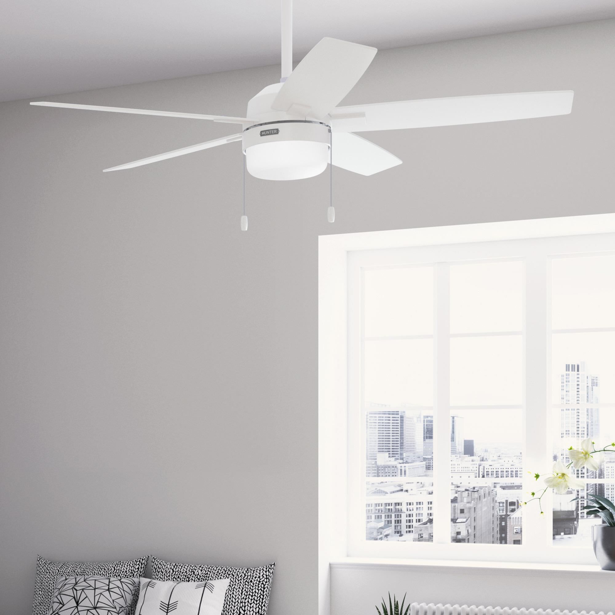 Anisten 52 Inch Ceiling Fan with Light Kit by Hunter Fan
