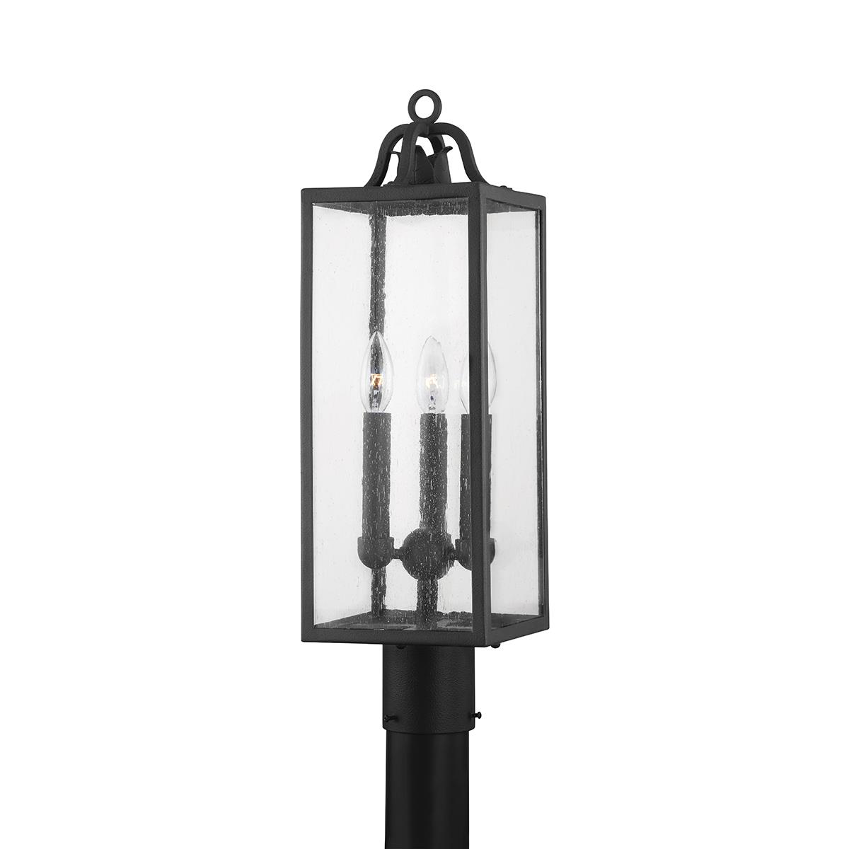 Caiden 7 Inch Outdoor Post Lamp by Troy Lighting