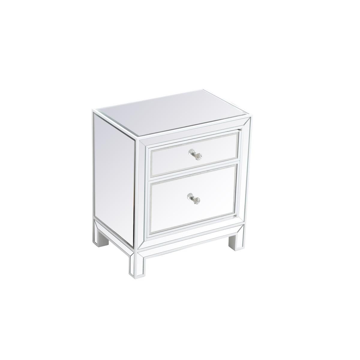 Reflexion End Table by Elegant Decor