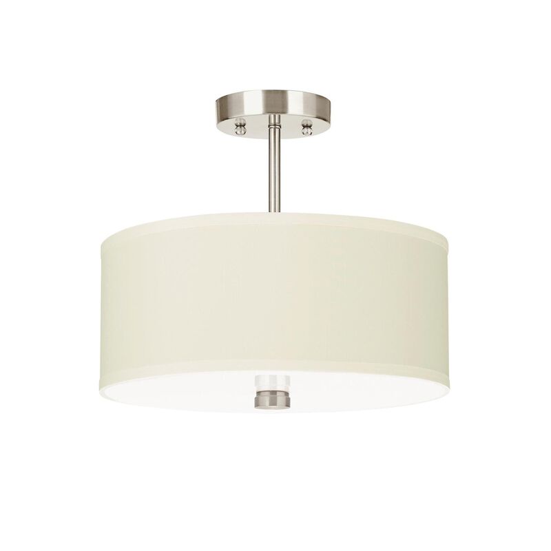Sean Lavin Dayna Shade Pendants 14 Inch 2 Light Semi Flush Mount by Visual Comfort Studio