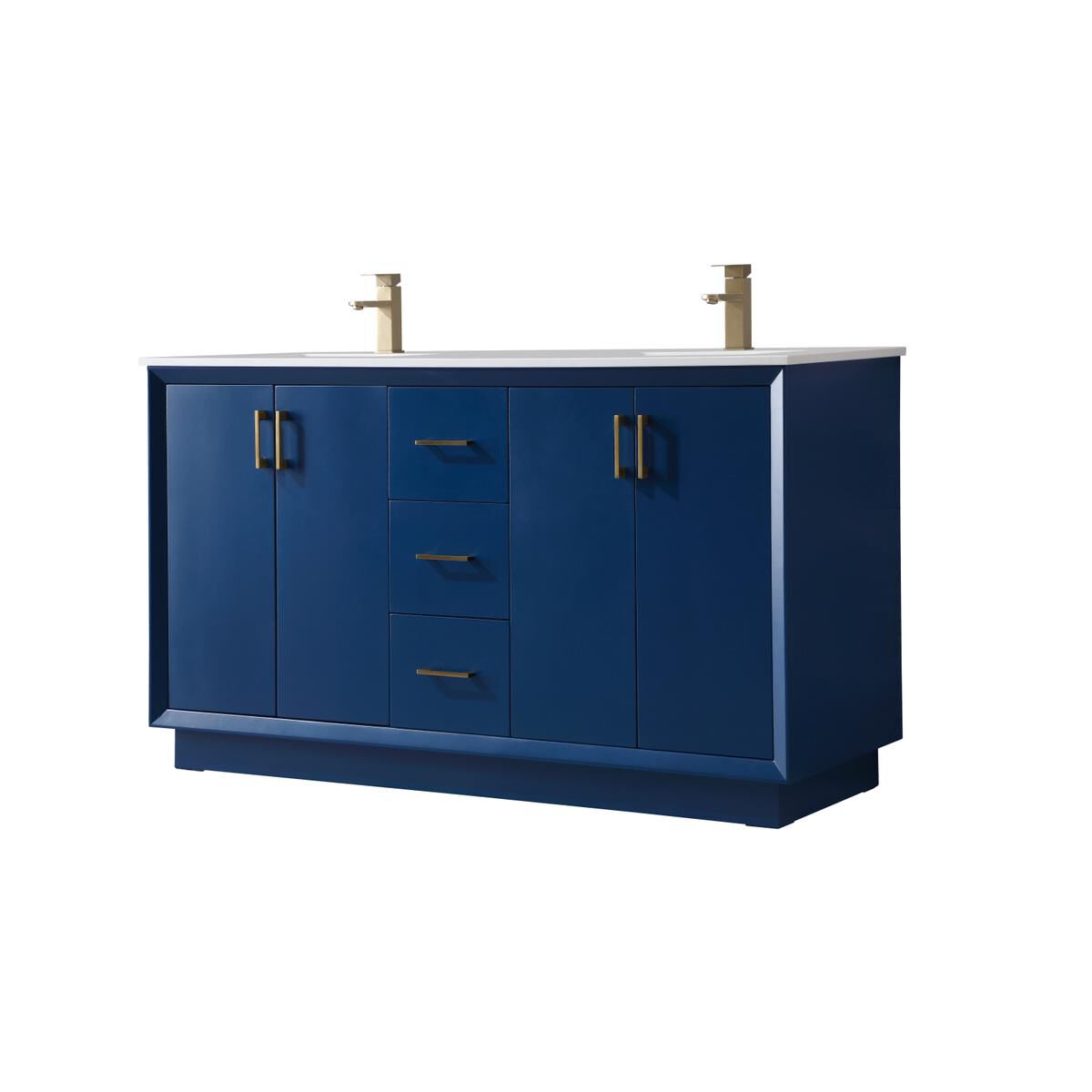 Shown in Blue finish
