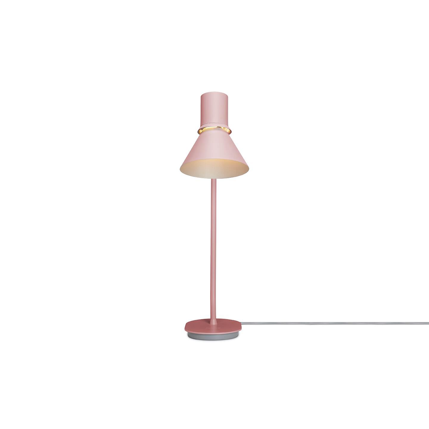 Shown in Rose Pink finish and Aluminum shade