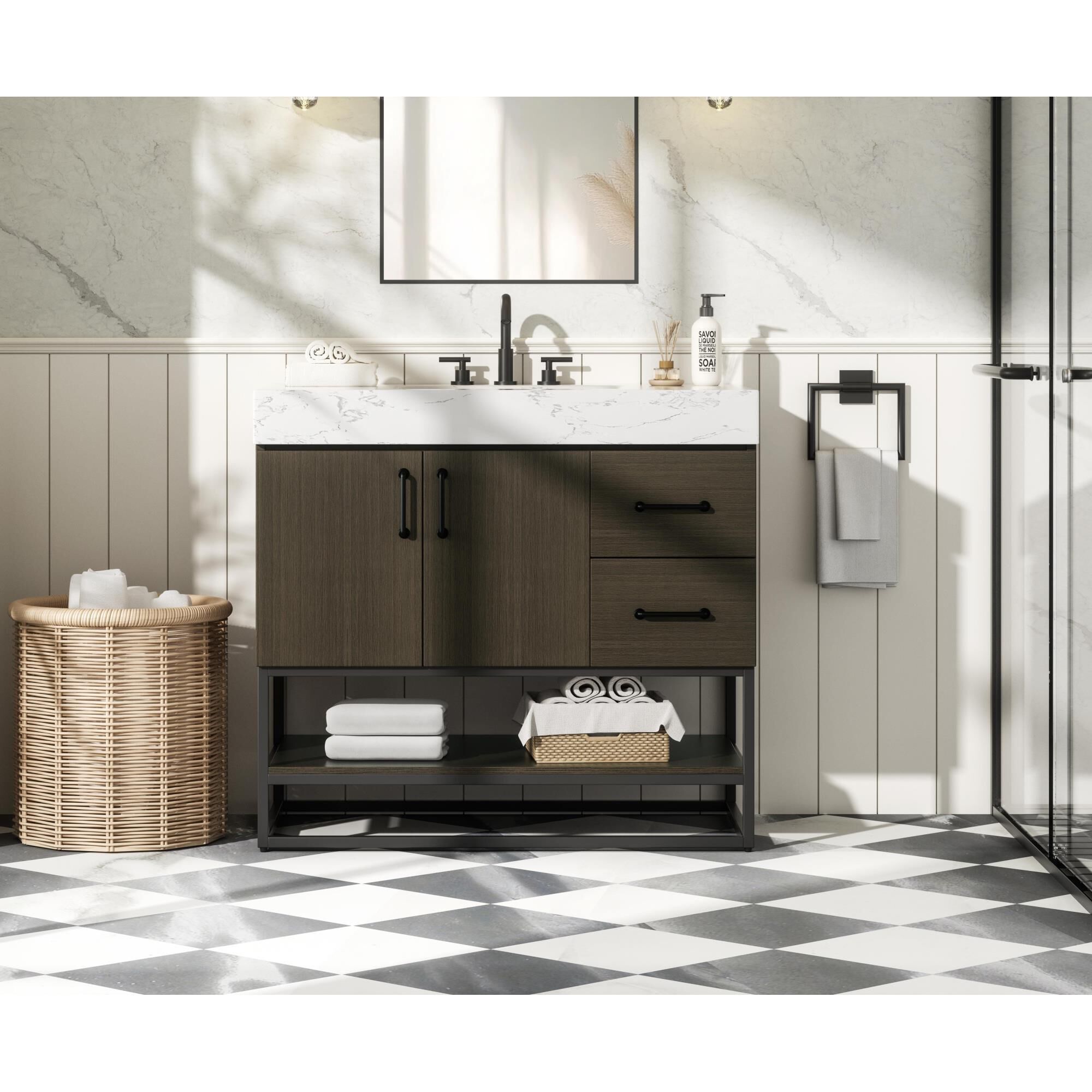 Caroline 36 Inch Bath Vanity by Elegant Dcor