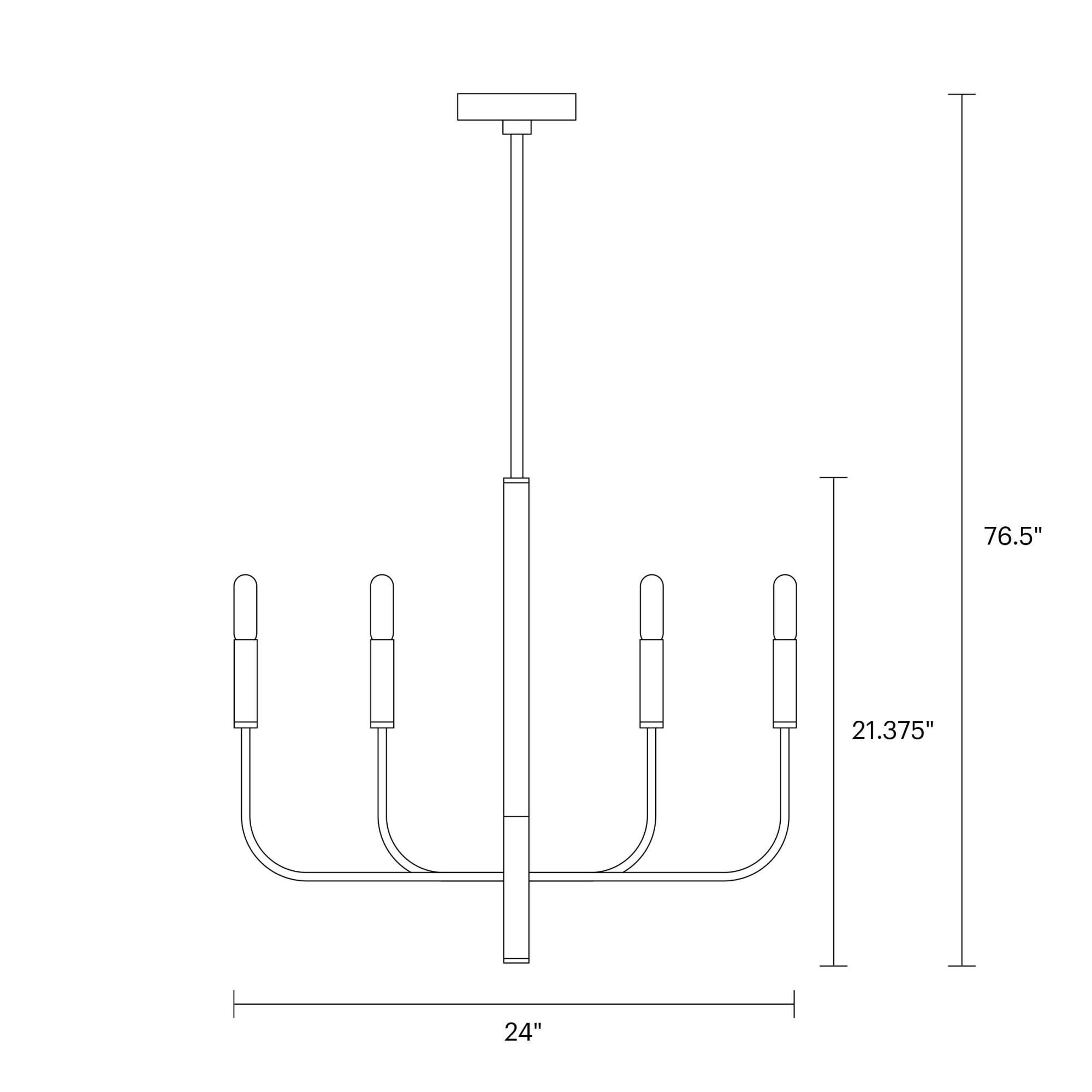 Ellen DeGeneres Brianna 6 Light Chandelier by Visual Comfort Studio Collection