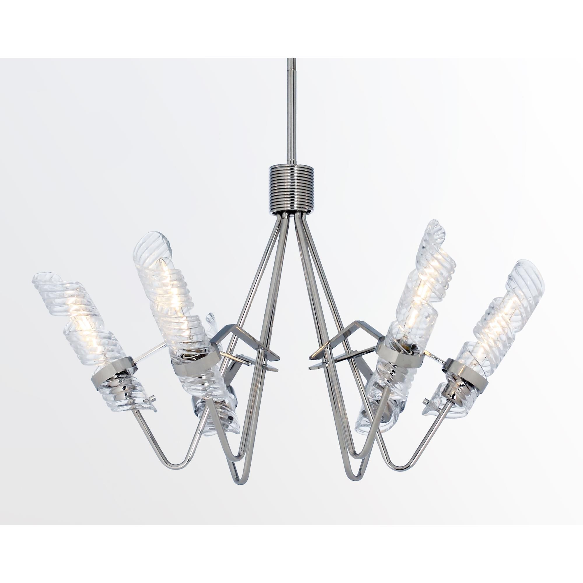 Milano 31 Inch 6 Light Chandelier by Maxim Lighting