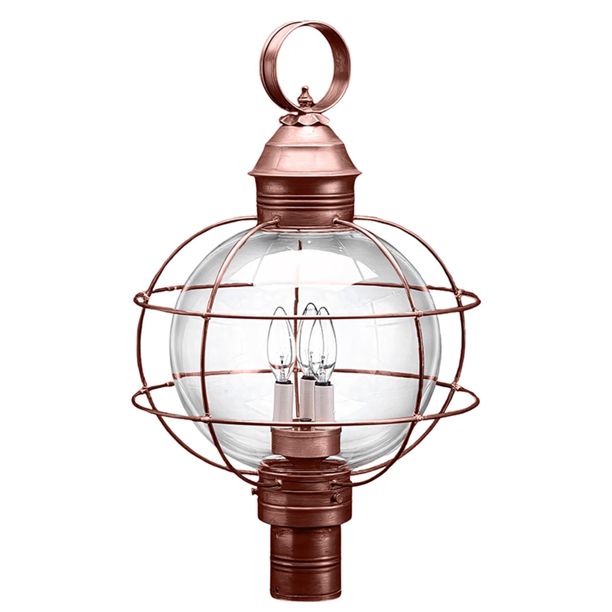 Onion 25 Inch 3 Light Outdoor Post Lamp,