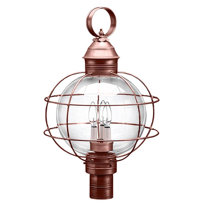 Onion 25 Inch 3 Light Outdoor Post Lamp by Northeast Lantern
