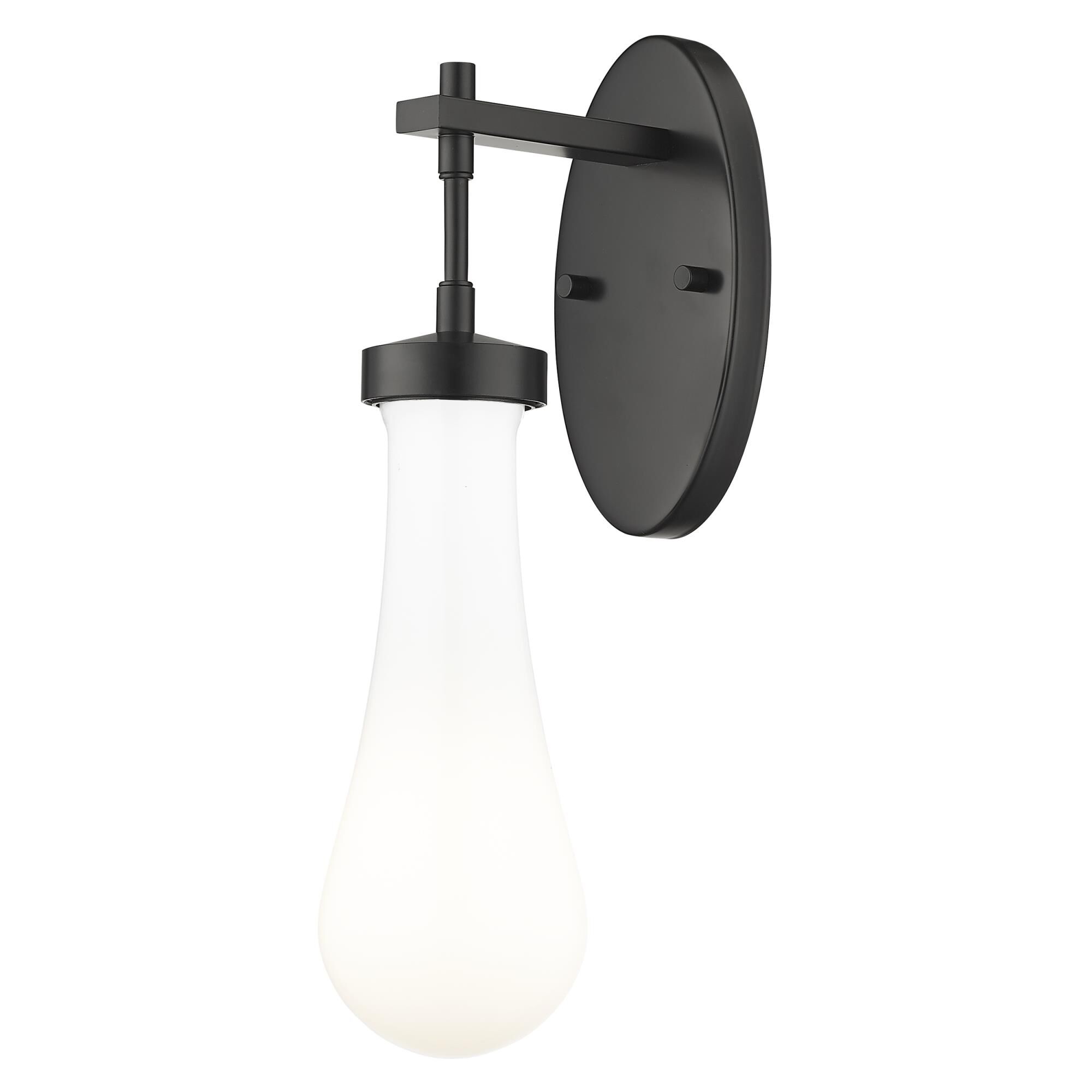 Shown in Matte Black finish and Gloss White glass