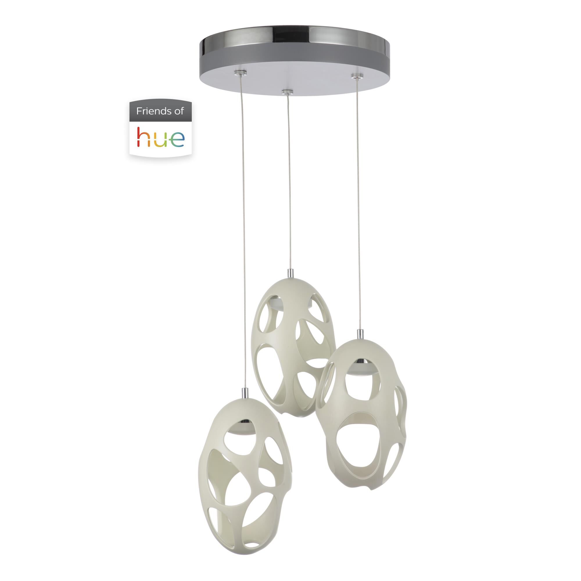 Shown in White finish and White Steel shade