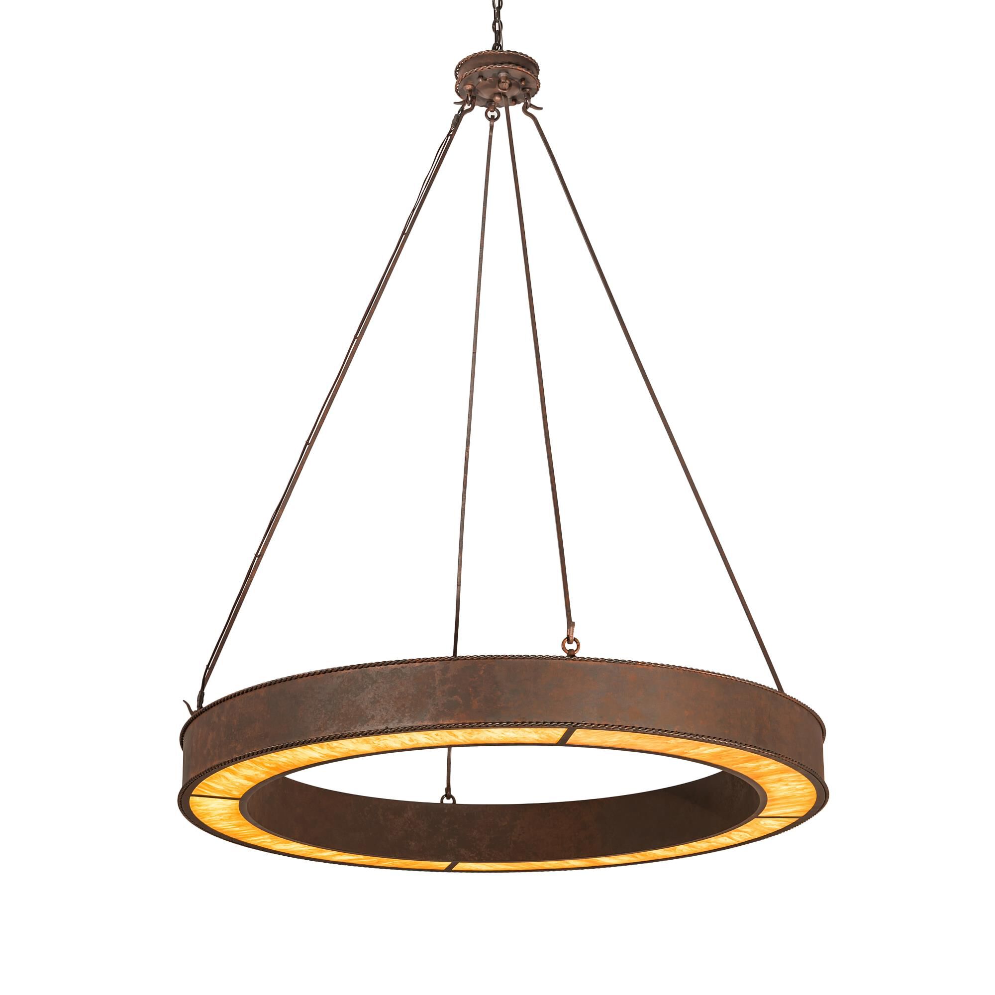 60 Inch 1 Light LED Semi Flush Mount by Meyda Lighting