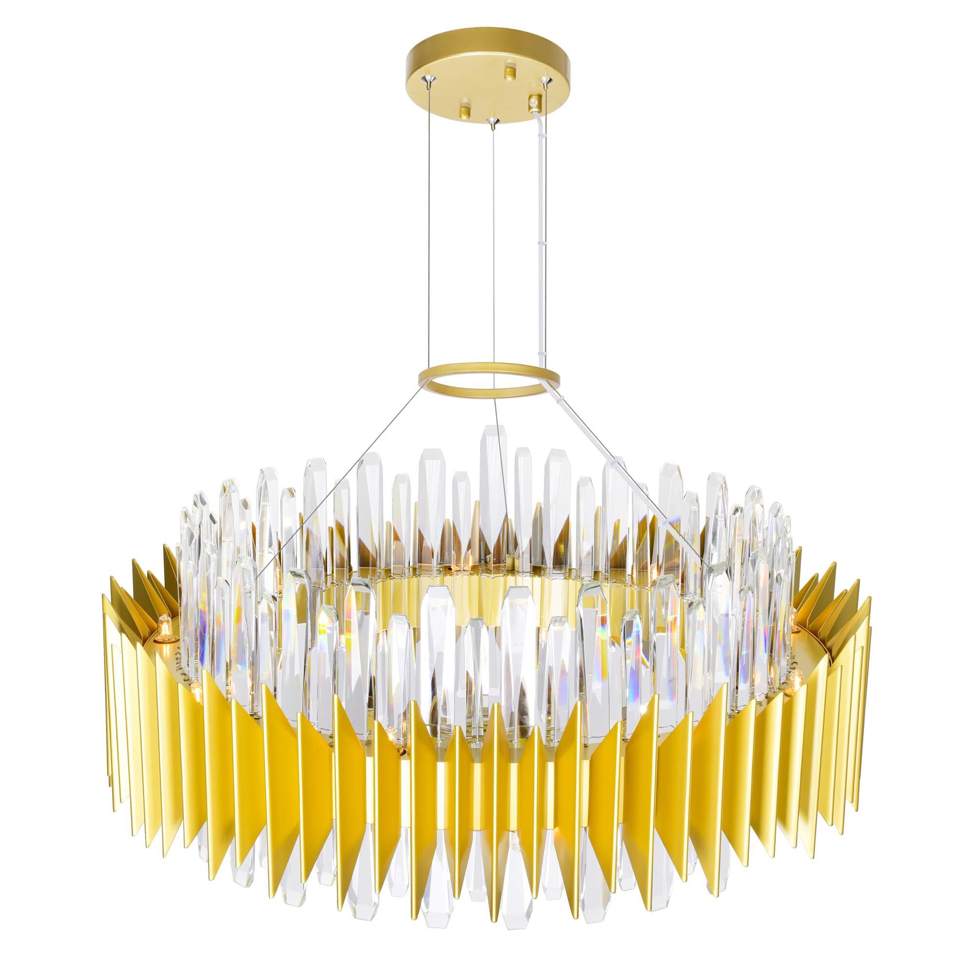 Cityscape 28 Inch 18 Light Chandelier by CWI Lighting