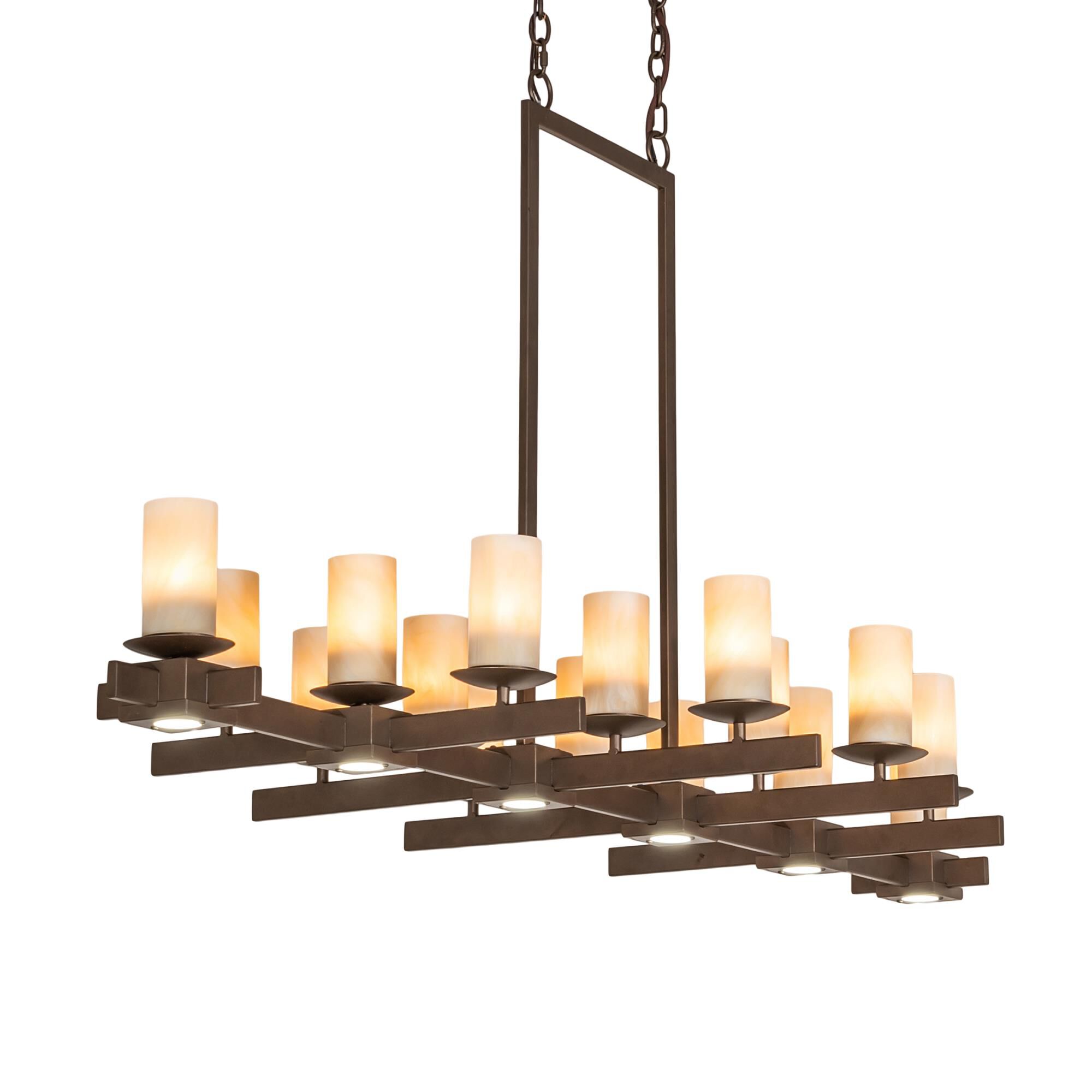 Dante 72 Inch 16 Light Linear Suspension Light by Meyda Lighting