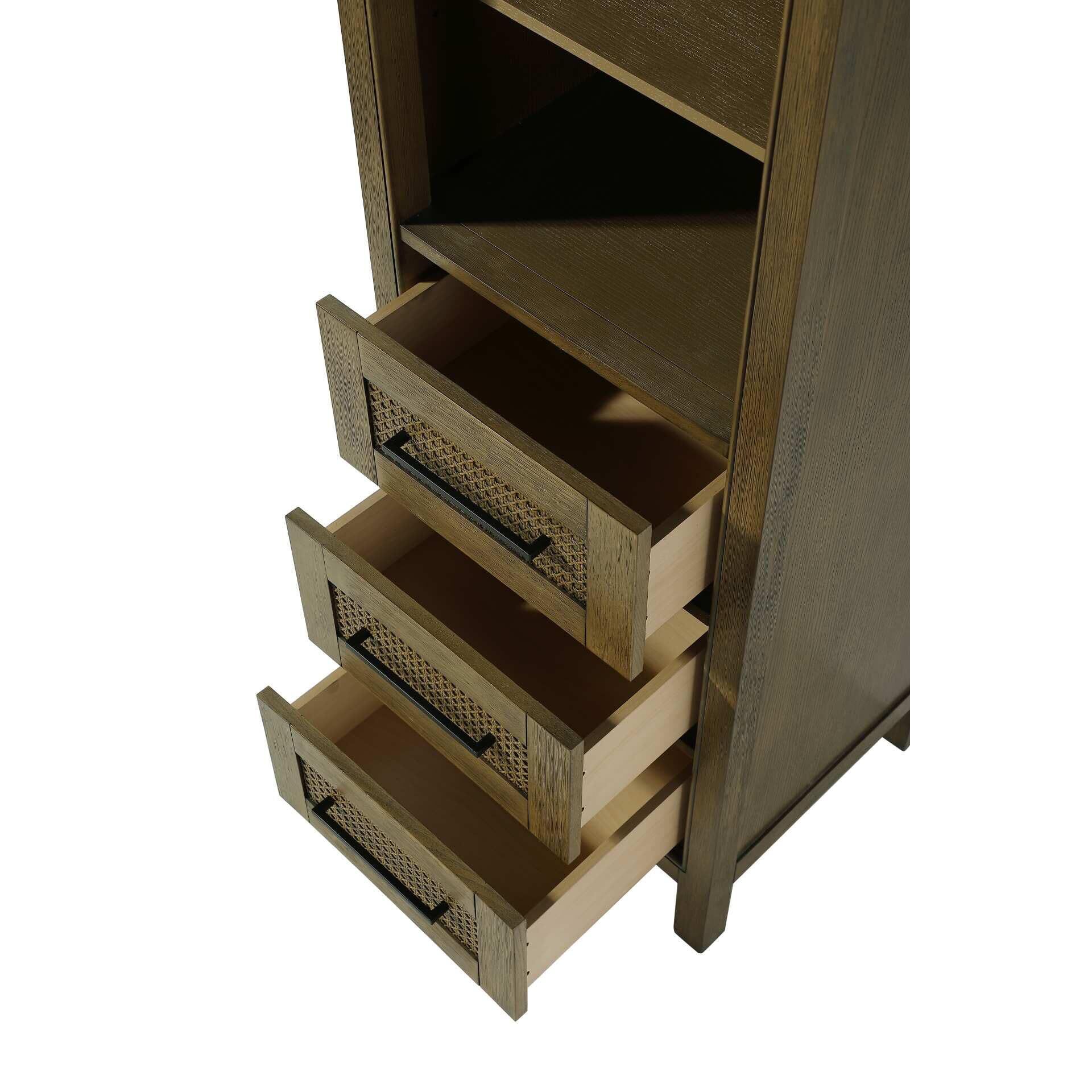 Shown in Hazel Oak finish