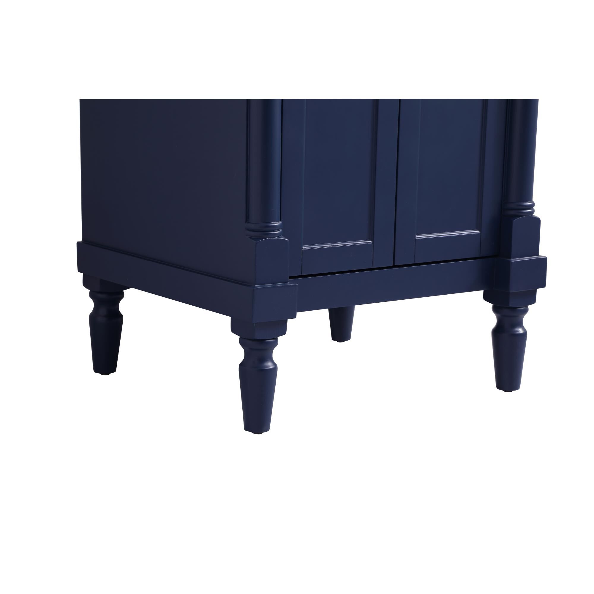 Shown in Blue finish