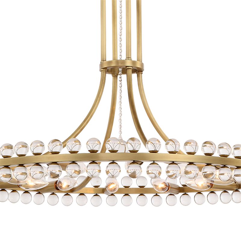 Clover Medium Chandelier by Crystorama