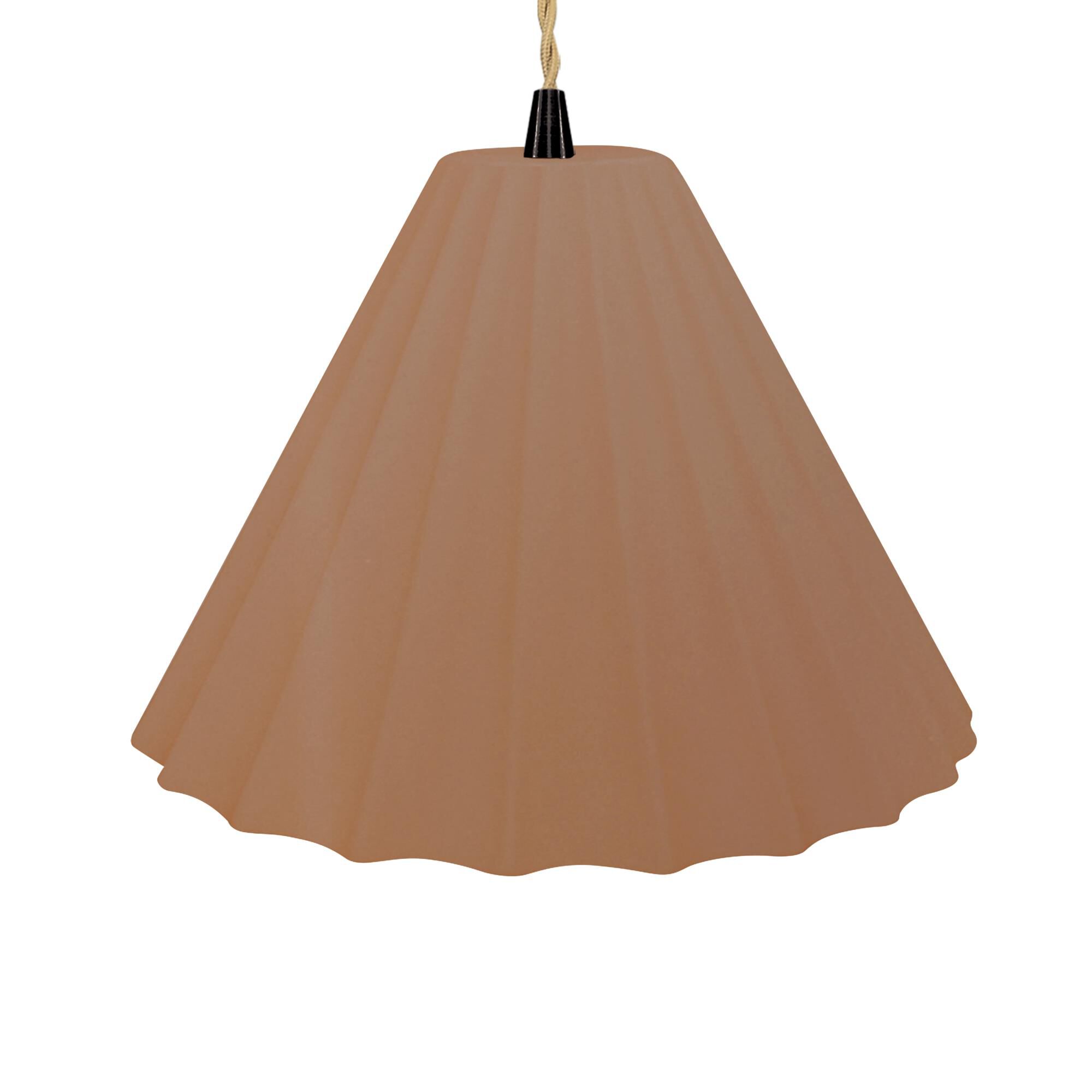 Shown in Matte Black finish and Adobe shade