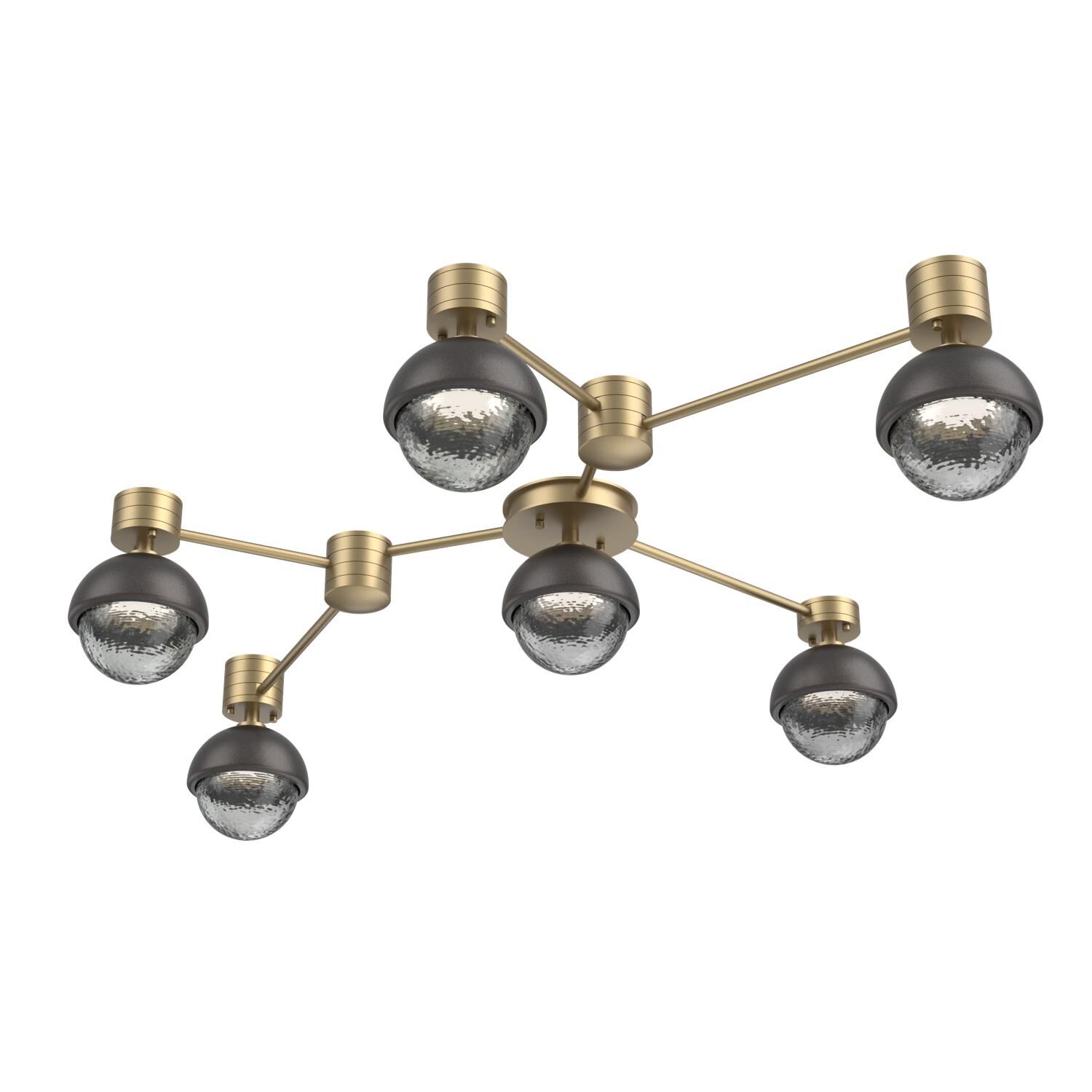 Levi Wilson Cabochon 41 Inch Flush Mount by Hammerton Studio