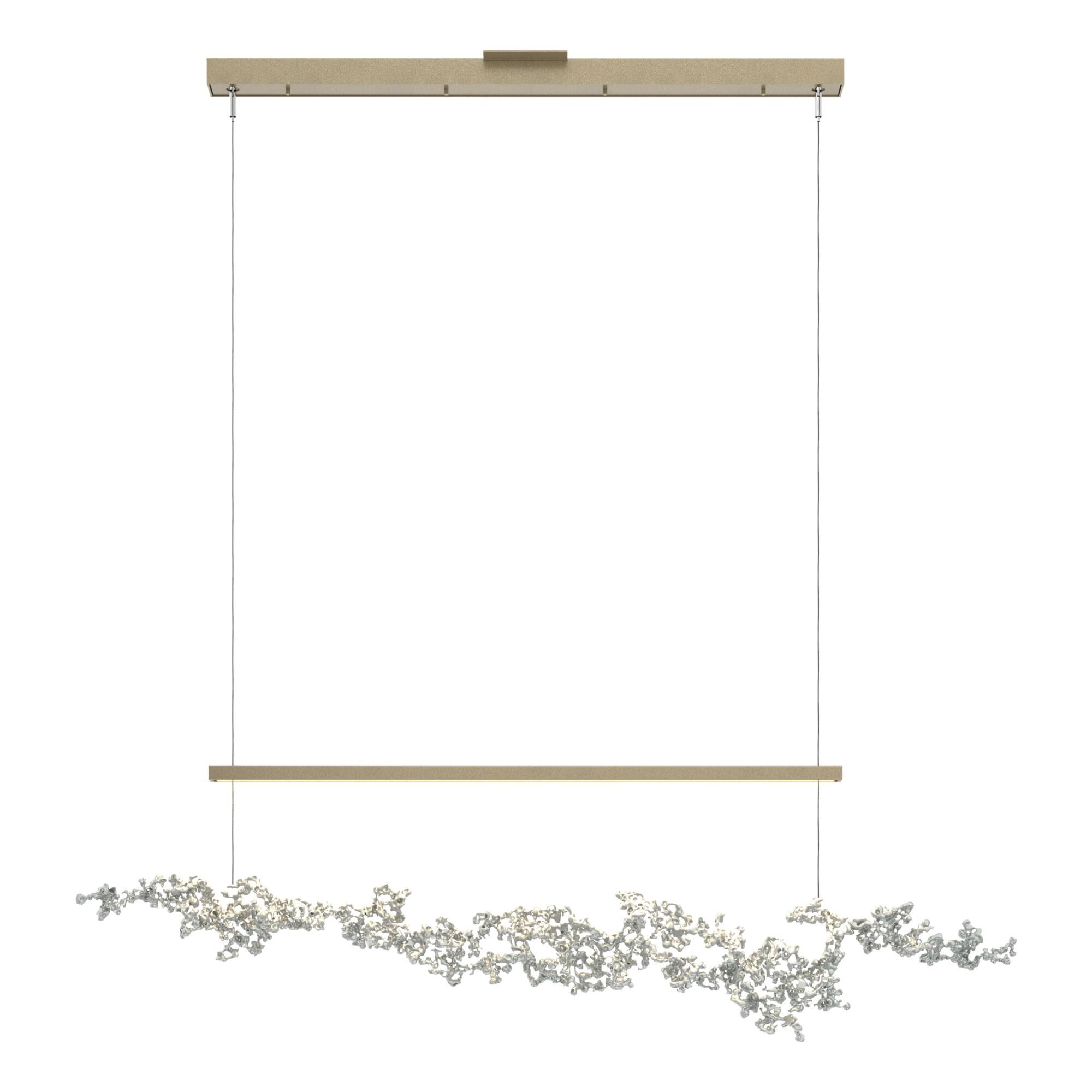Shown in Soft Gold finish and Vintage Platinum Aluminum shade