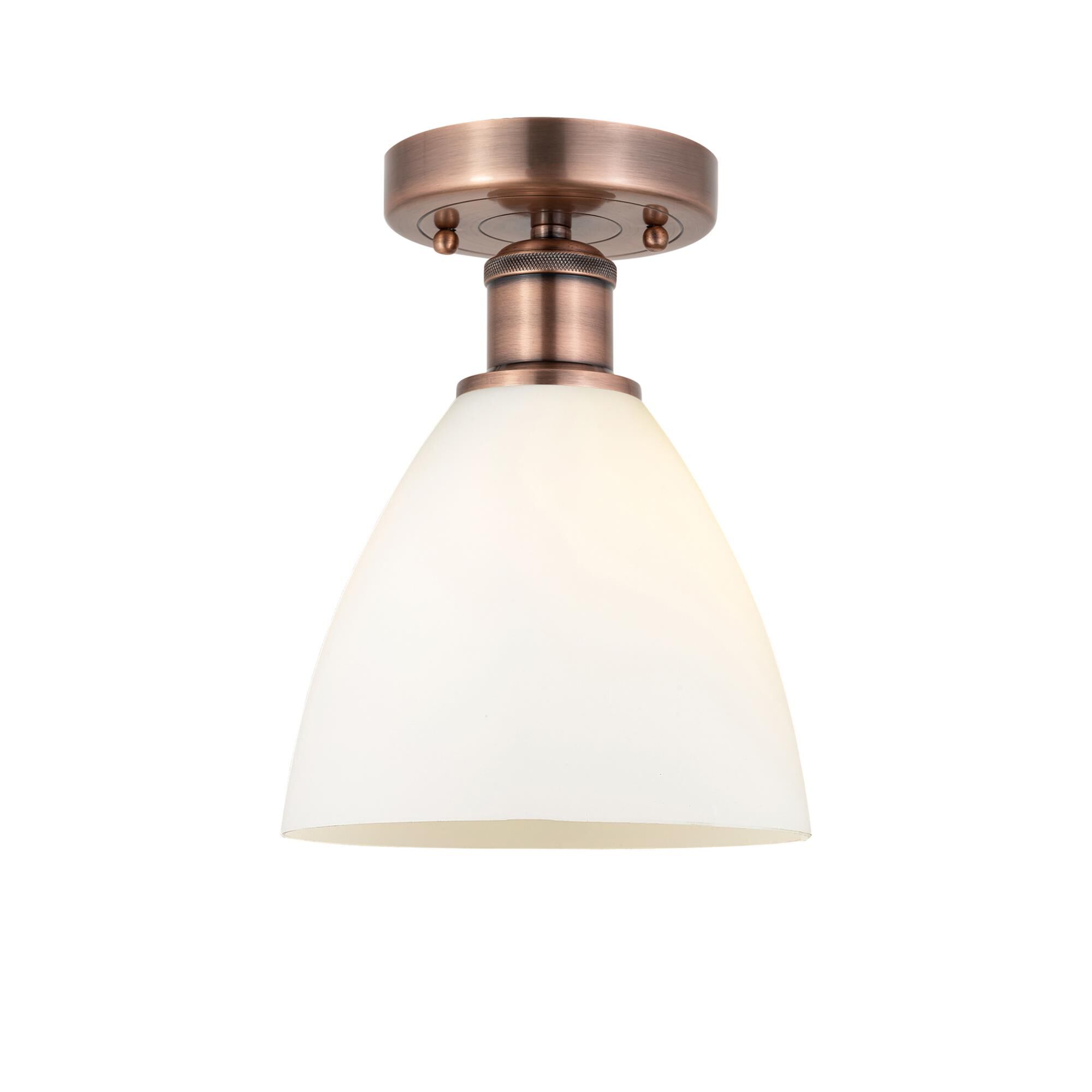 Bruno Marashlian Bristol Glass 7 Inch 1 Light Semi Flush Mount by Innovations Lighting