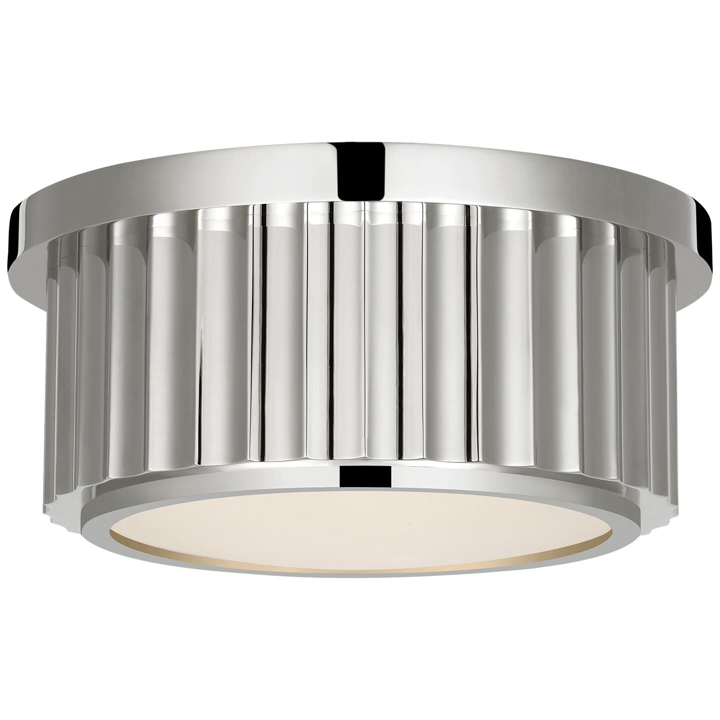 Shown in Polished Nickel finish and Frosted glass