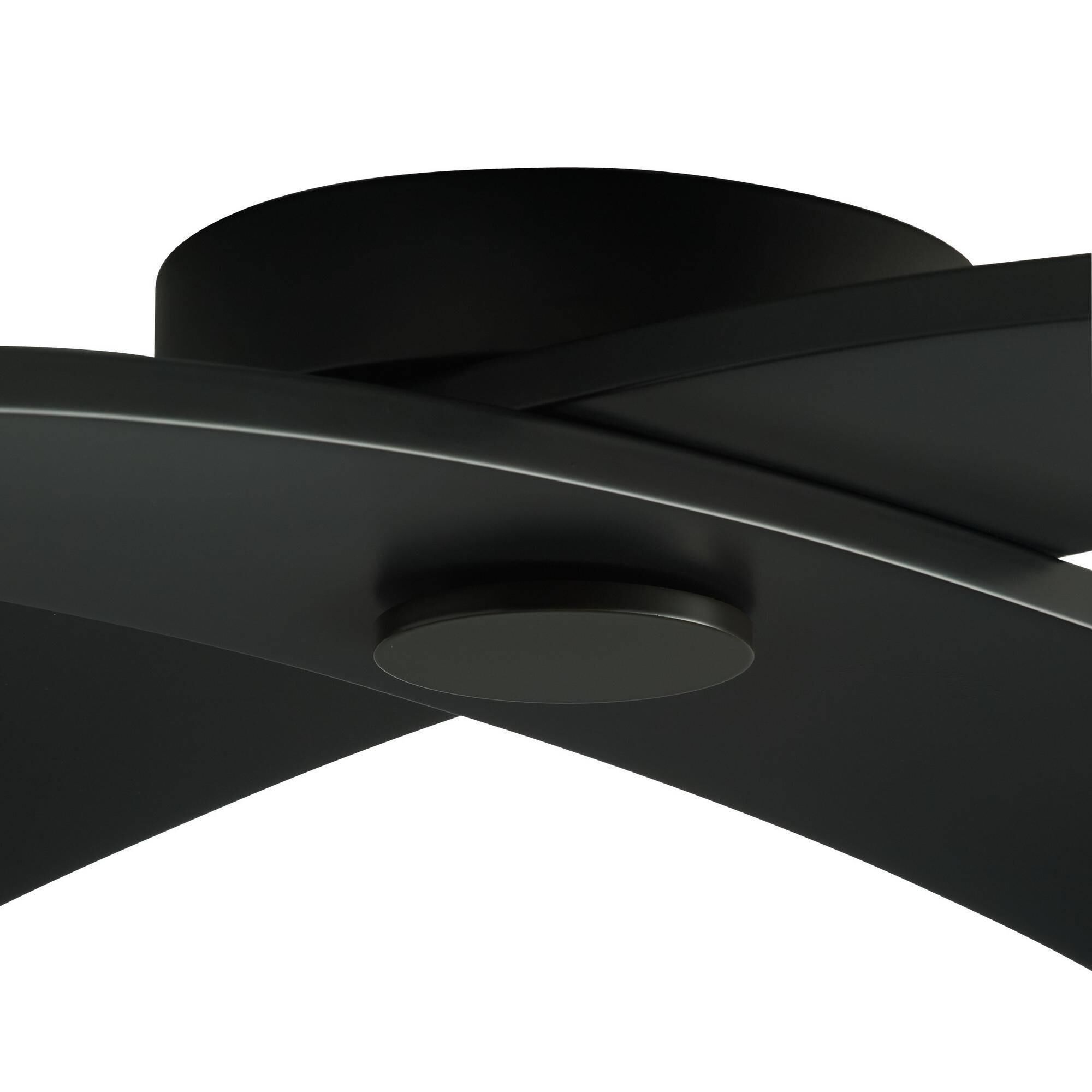 Shown in Blackened Iron finish and Matte Opal glass