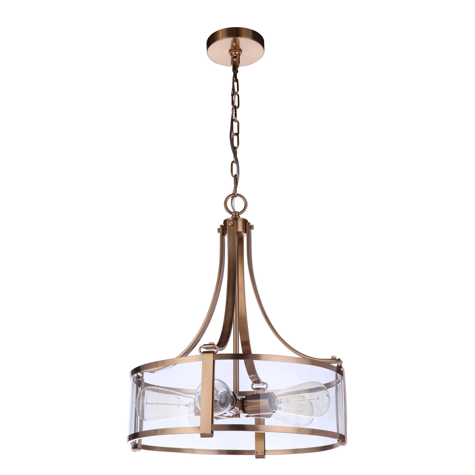 Shown in Satin Brass finish
