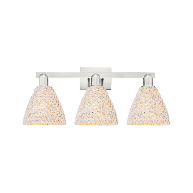 Bruno Marashlian Natural Ballston Dome 26 Inch Bath Vanity Light by Innovations Lighting
