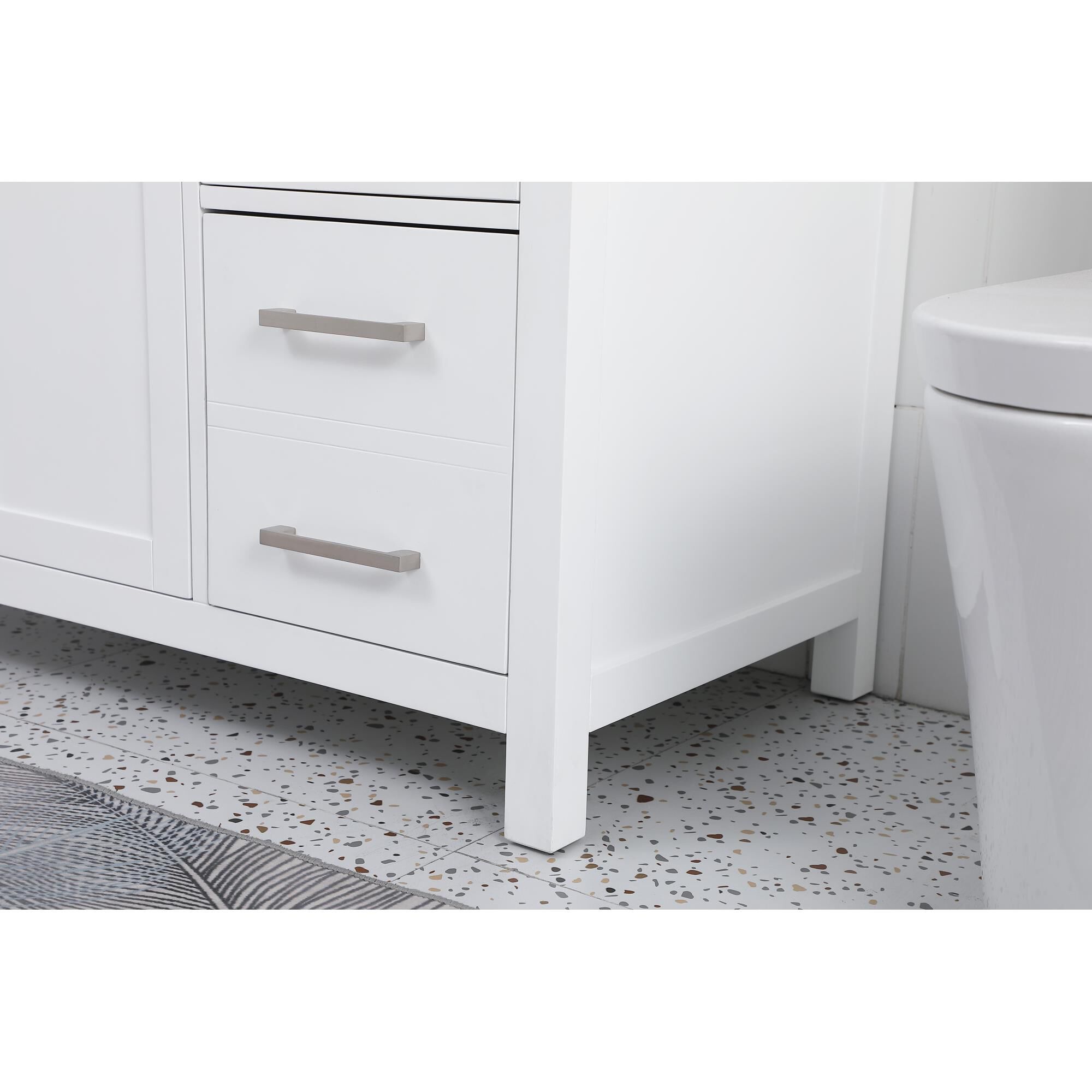 Shown in White finish