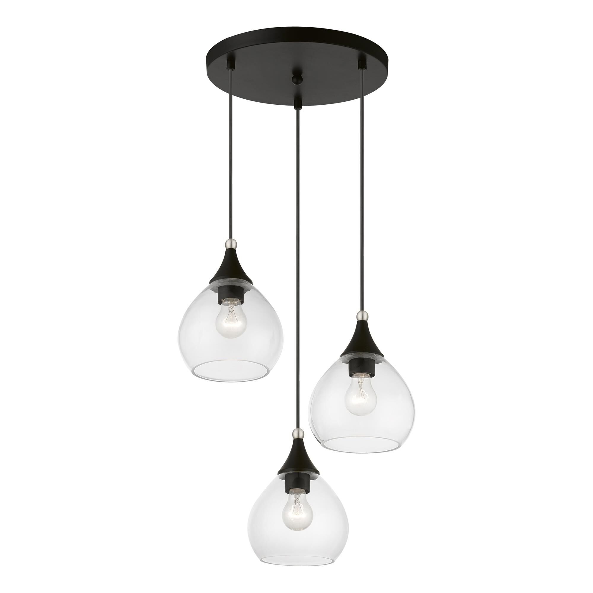 Catania 17 Inch 3 Light Multi Light Pendant by Livex Lighting
