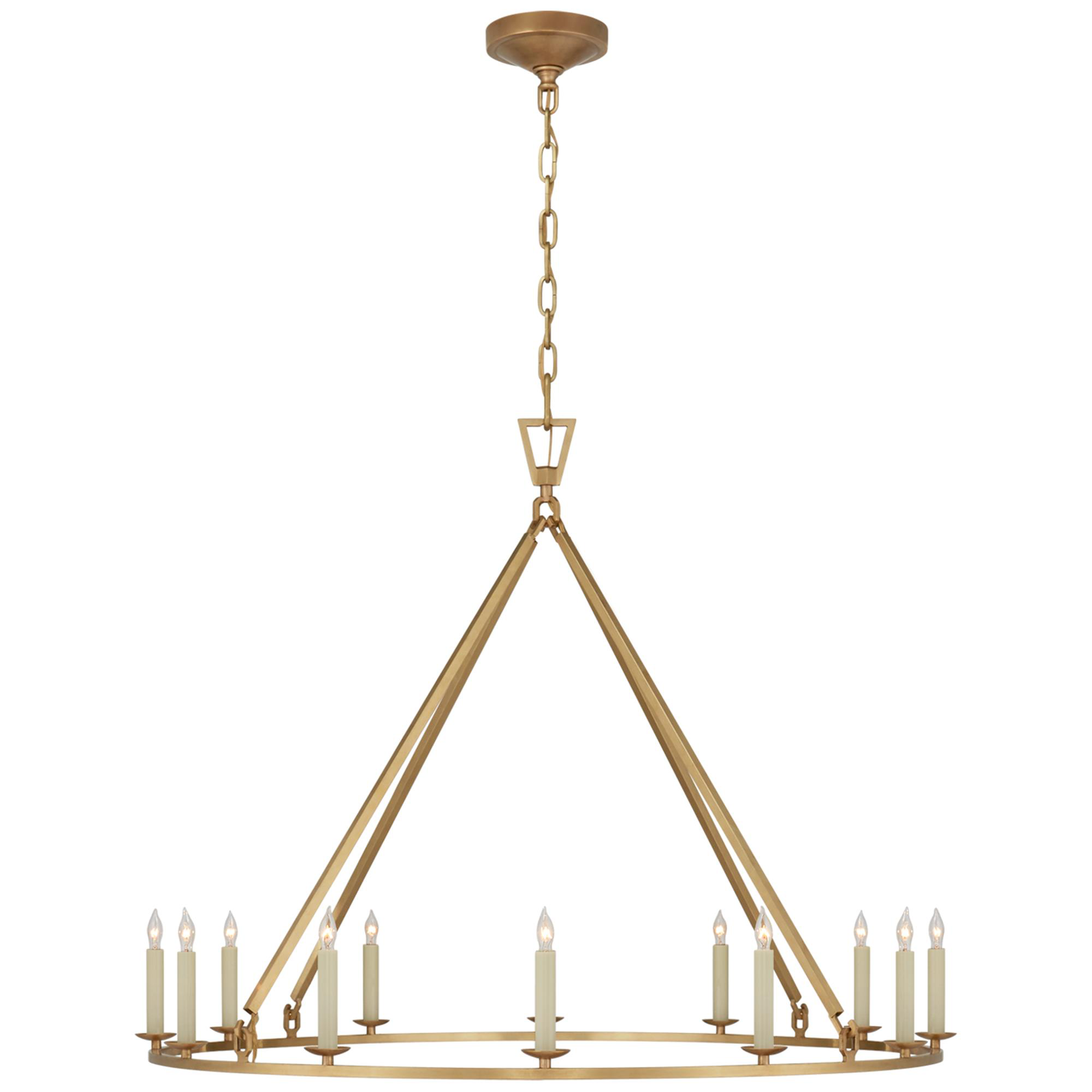 Shown in Antique-Burnished Brass finish and No Option shade