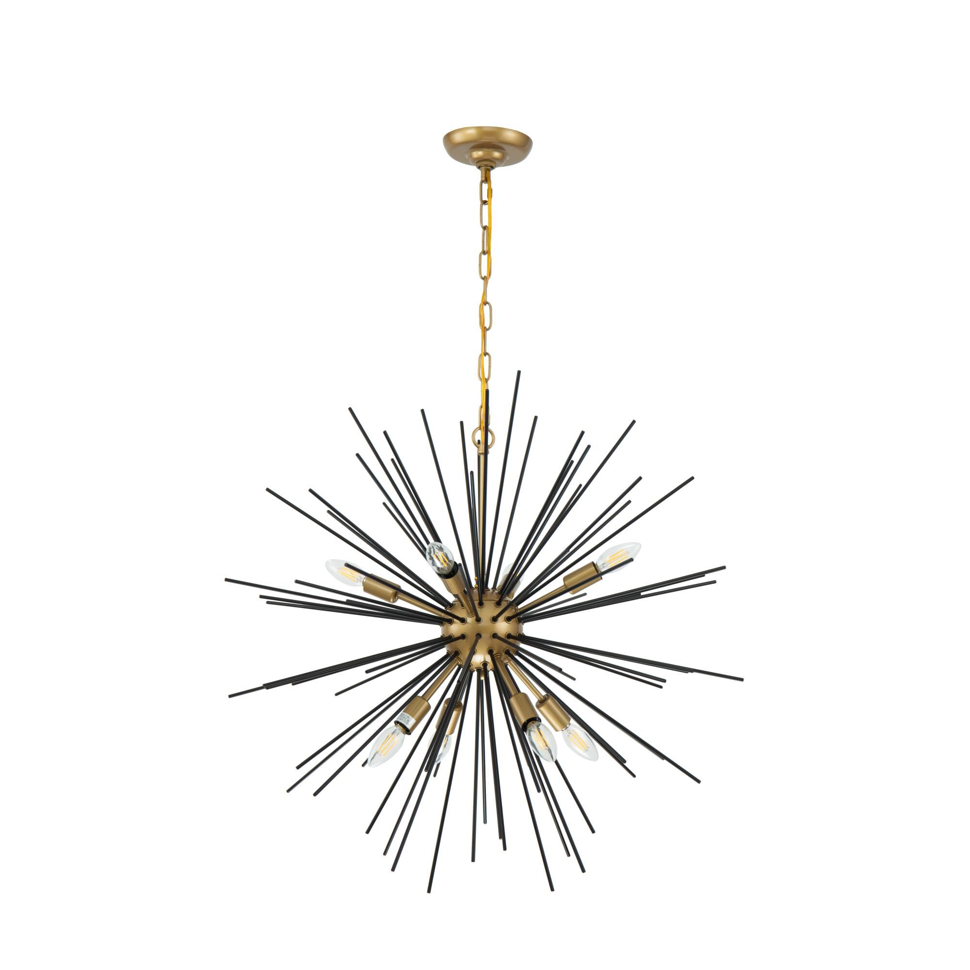 Timber 30 Inch Large Pendant by Elegant Lighting