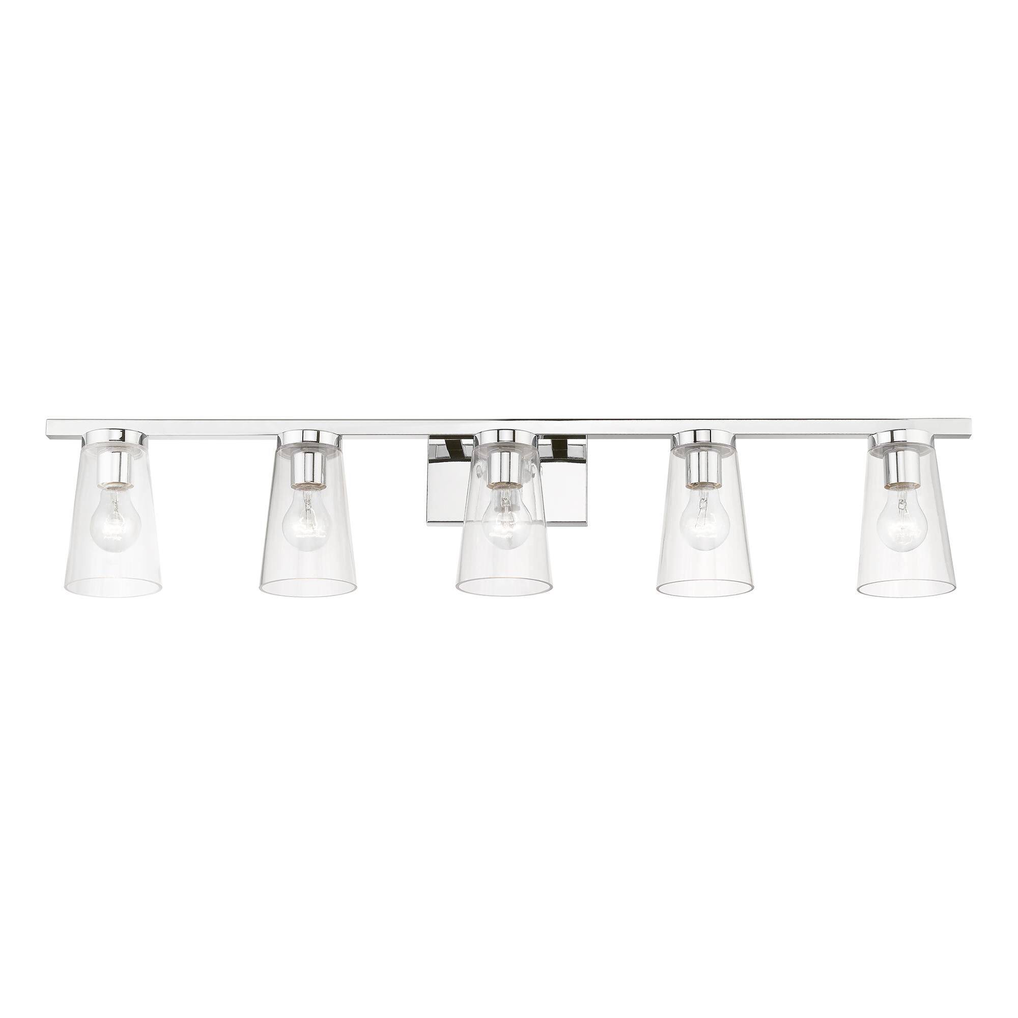 Cityview 40 Inch 5 Light Bath Vanity Light by Livex Lighting