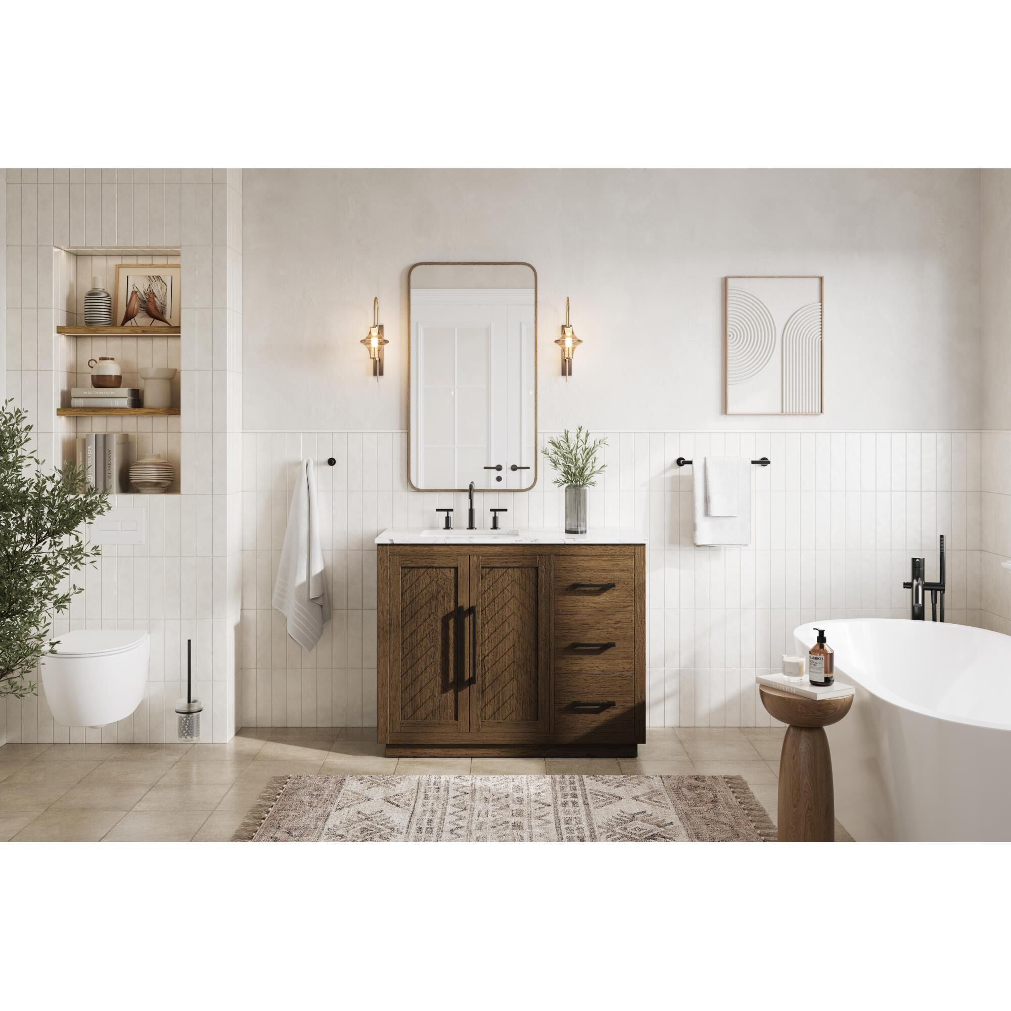 Chase 42 Inch Bath Vanity by Elegant Dcor