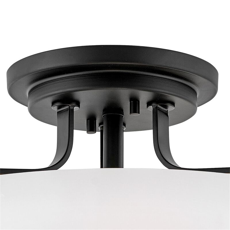 Harper 18 Inch 3 Light Semi Flush Mount by Hinkley