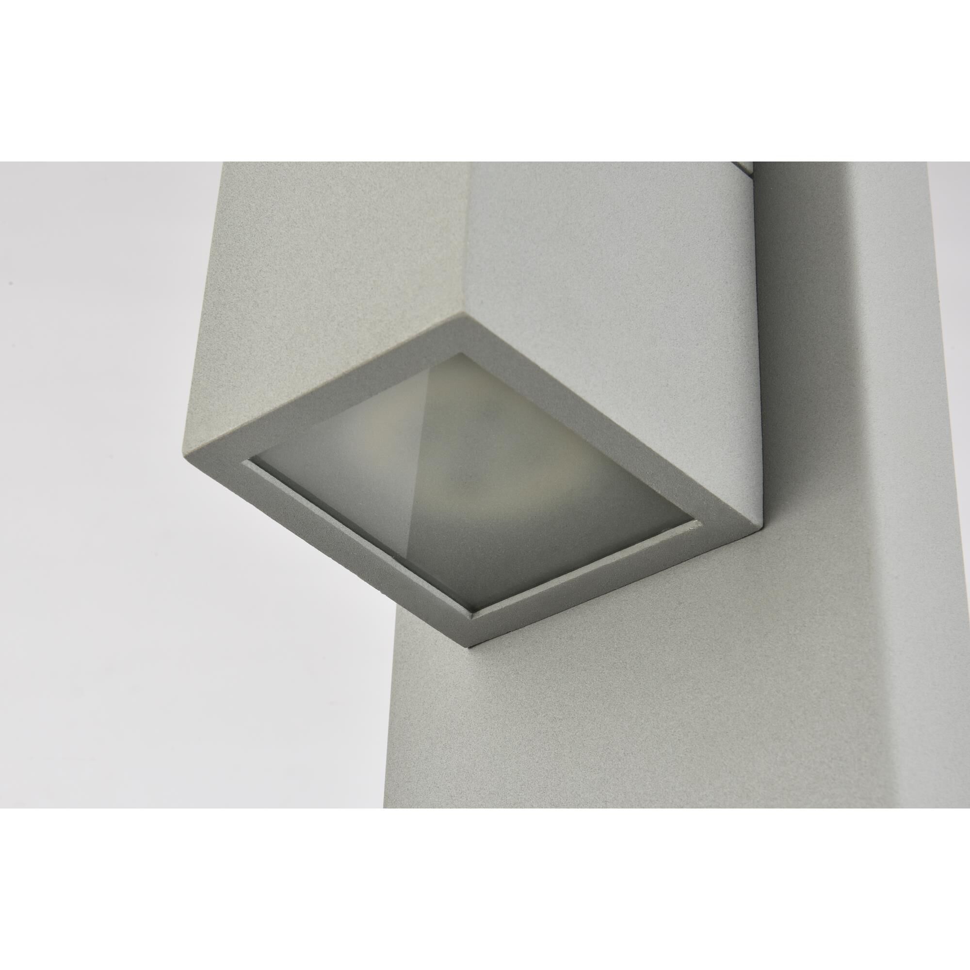 Elegant Lighting Raine 11 Inch Tall LED Outdoor Wall Light