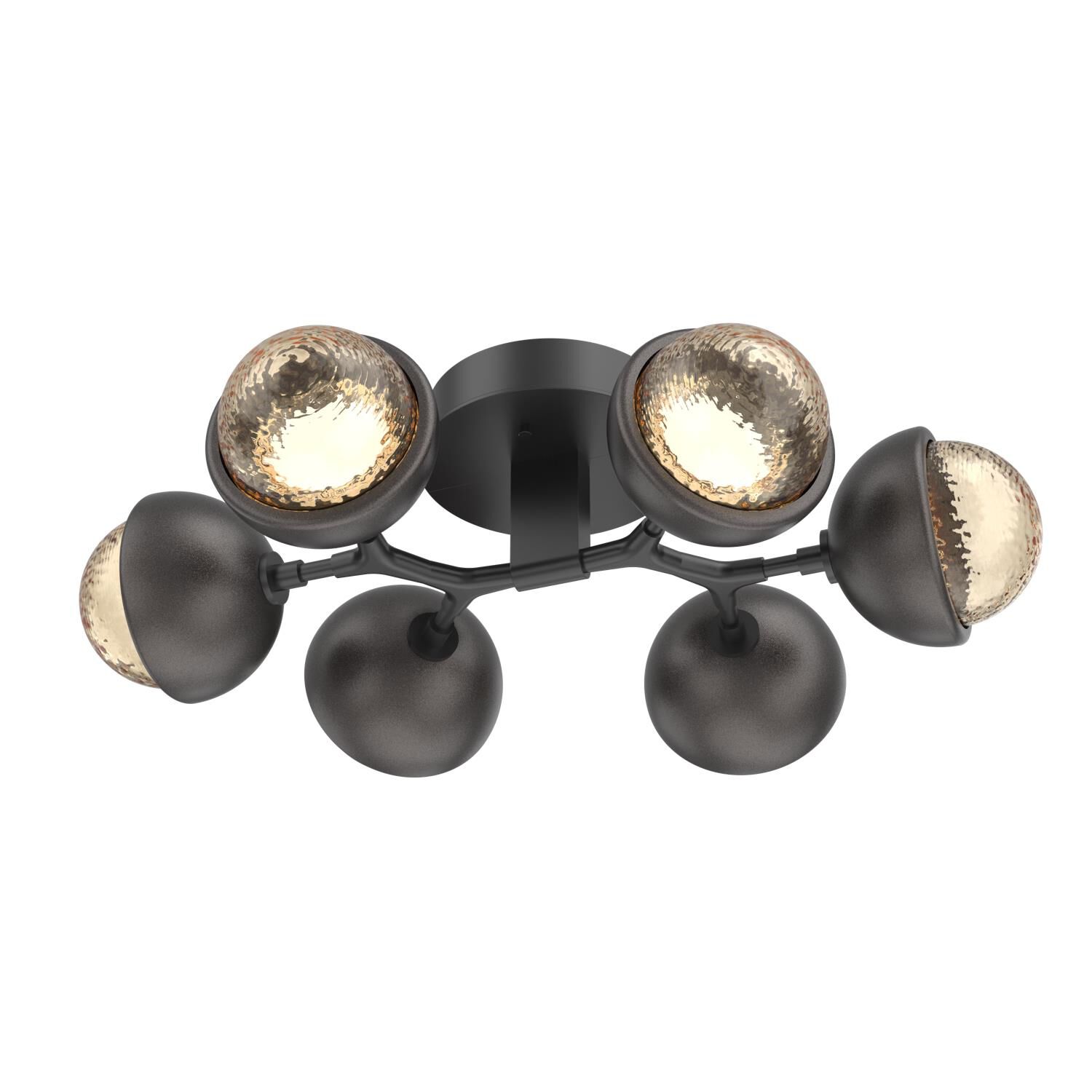 Shown in Matte Black finish and Amber glass and Graphite accent
