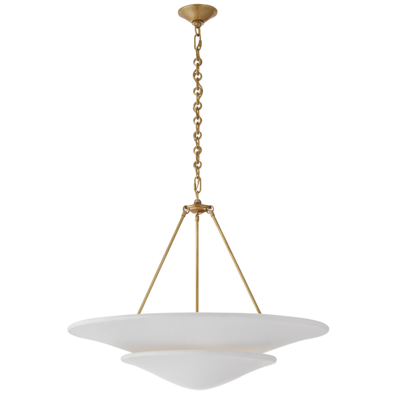 AERIN Mollino 32 Inch 6 Light Chandelier by Visual Comfort Signature Collection