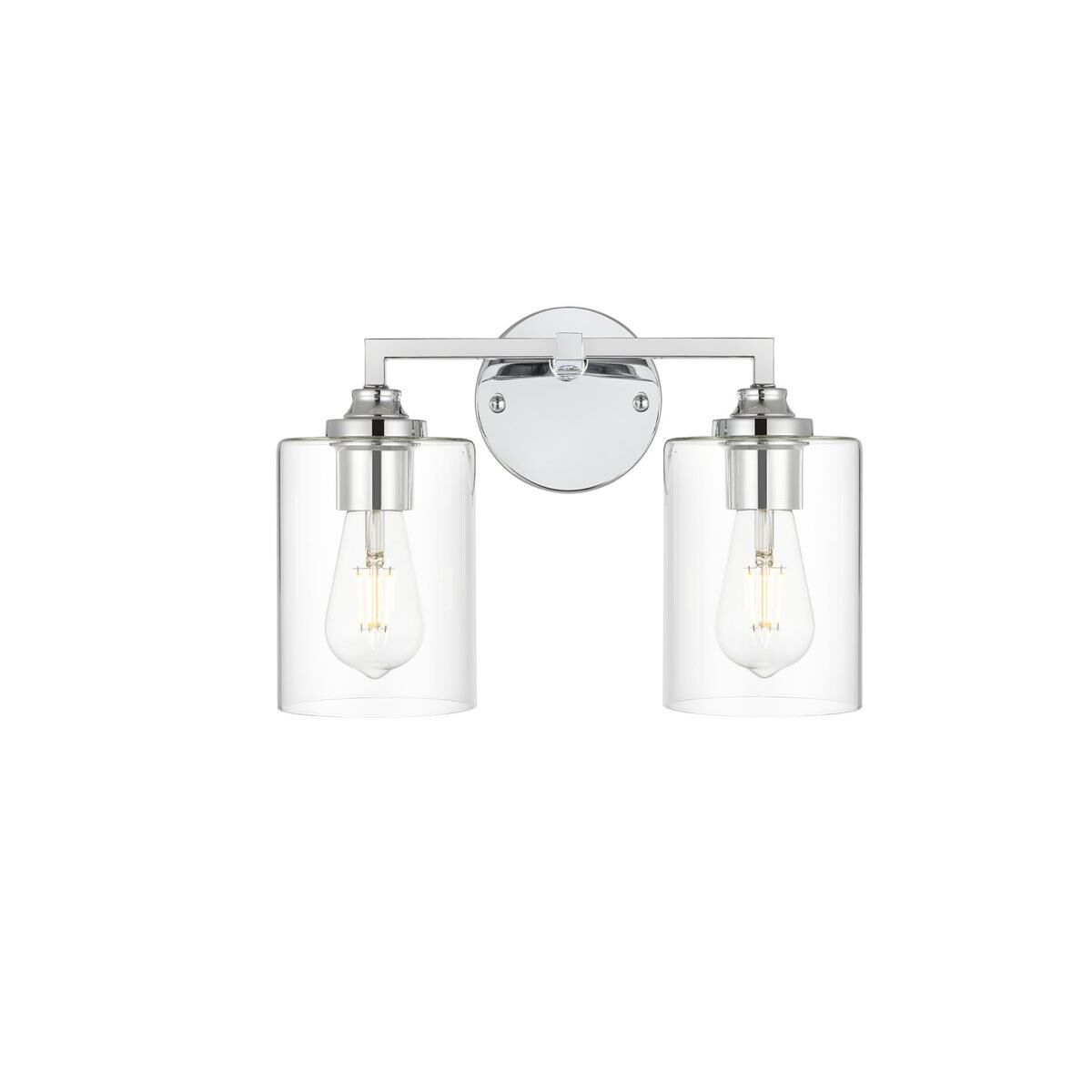 Mayson 14 Inch 2 Light Bath Vanity Light by Elegant Lighting