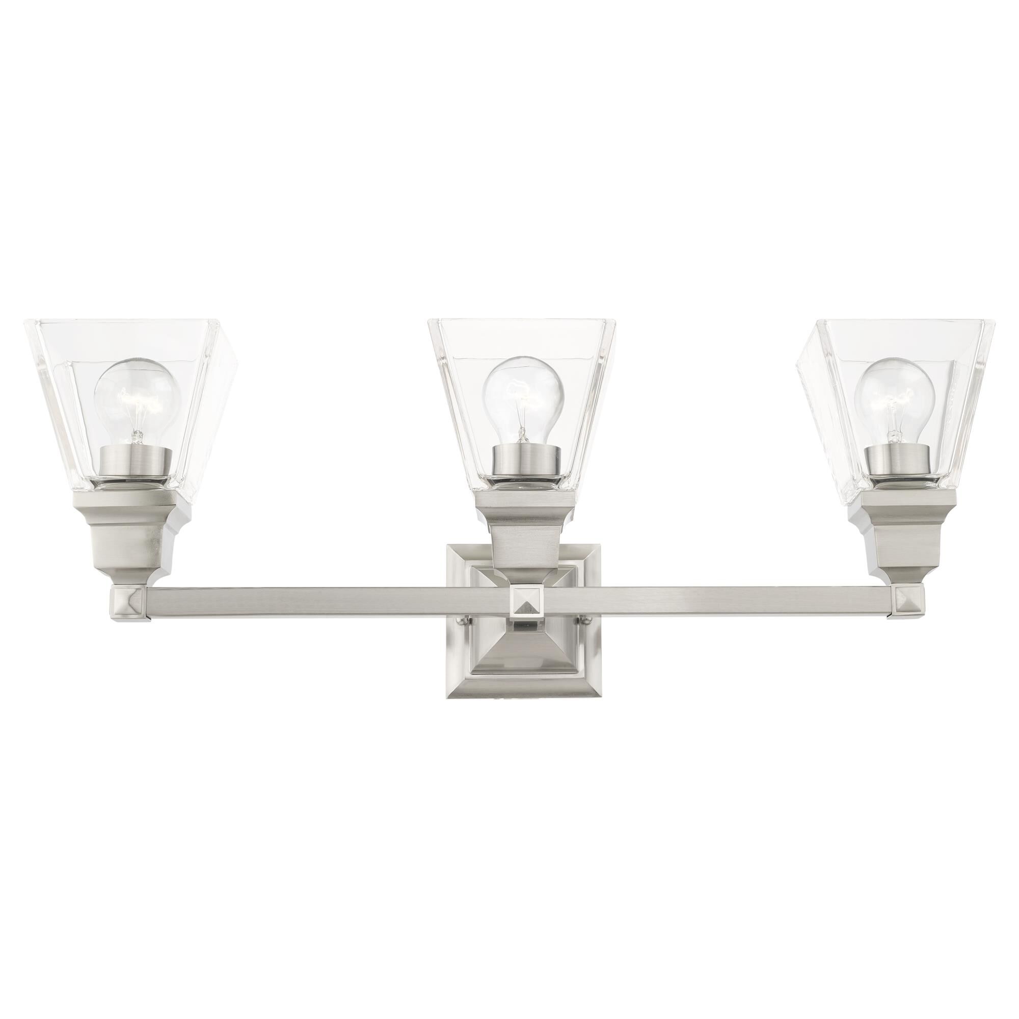 Mission 25 Inch 3 Light Bath Vanity Light by Livex Lighting