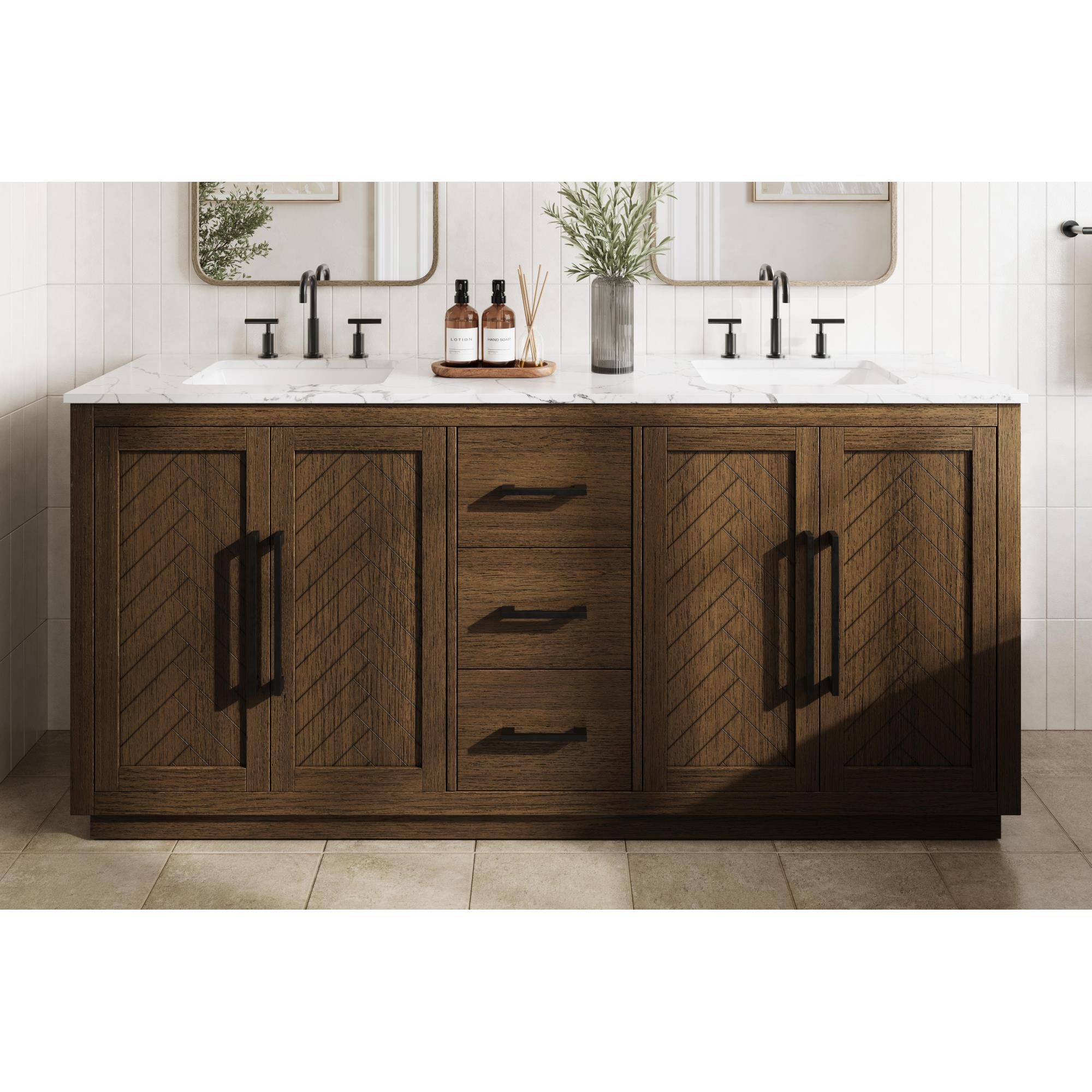 Shown in Hazel Oak finish