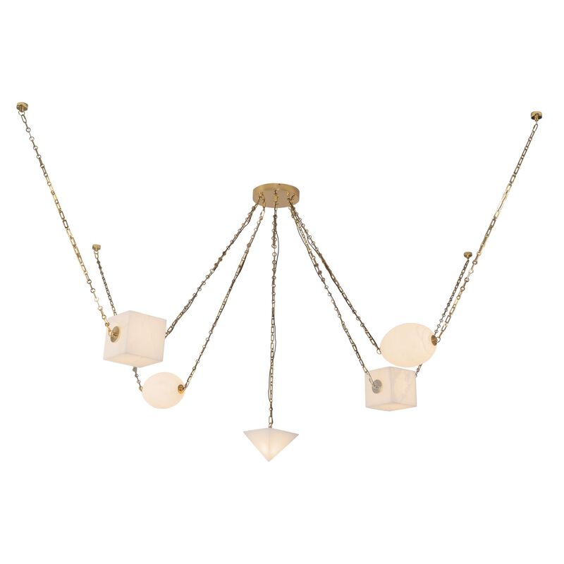 Jason Koharik Mineral 10 Inch Multi Light Pendant by Alora Lighting