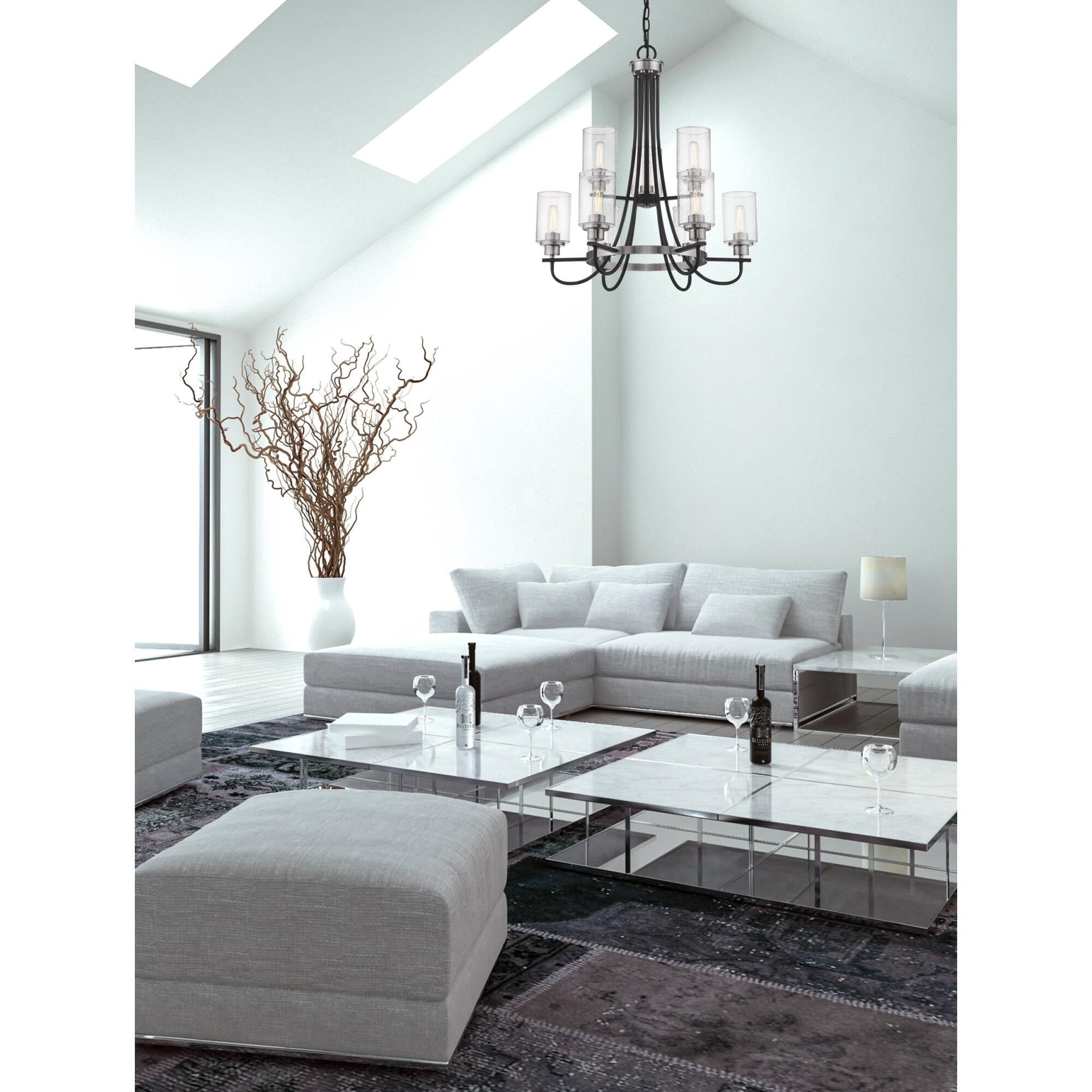 Clifton 28 Inch 9 Light Chandelier by Millennium Lighting