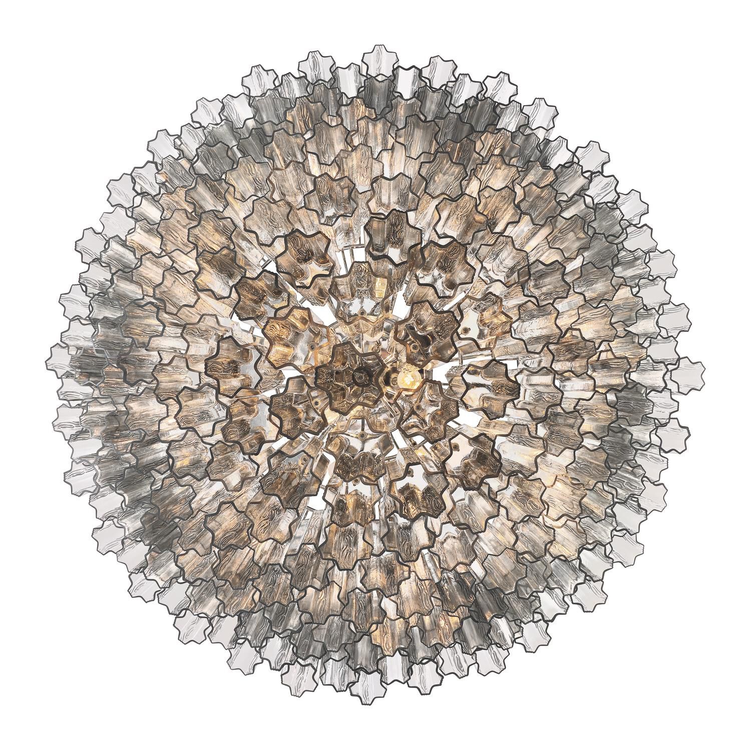 Shown in Polished Chrome finish and Tronchi Glass crystal