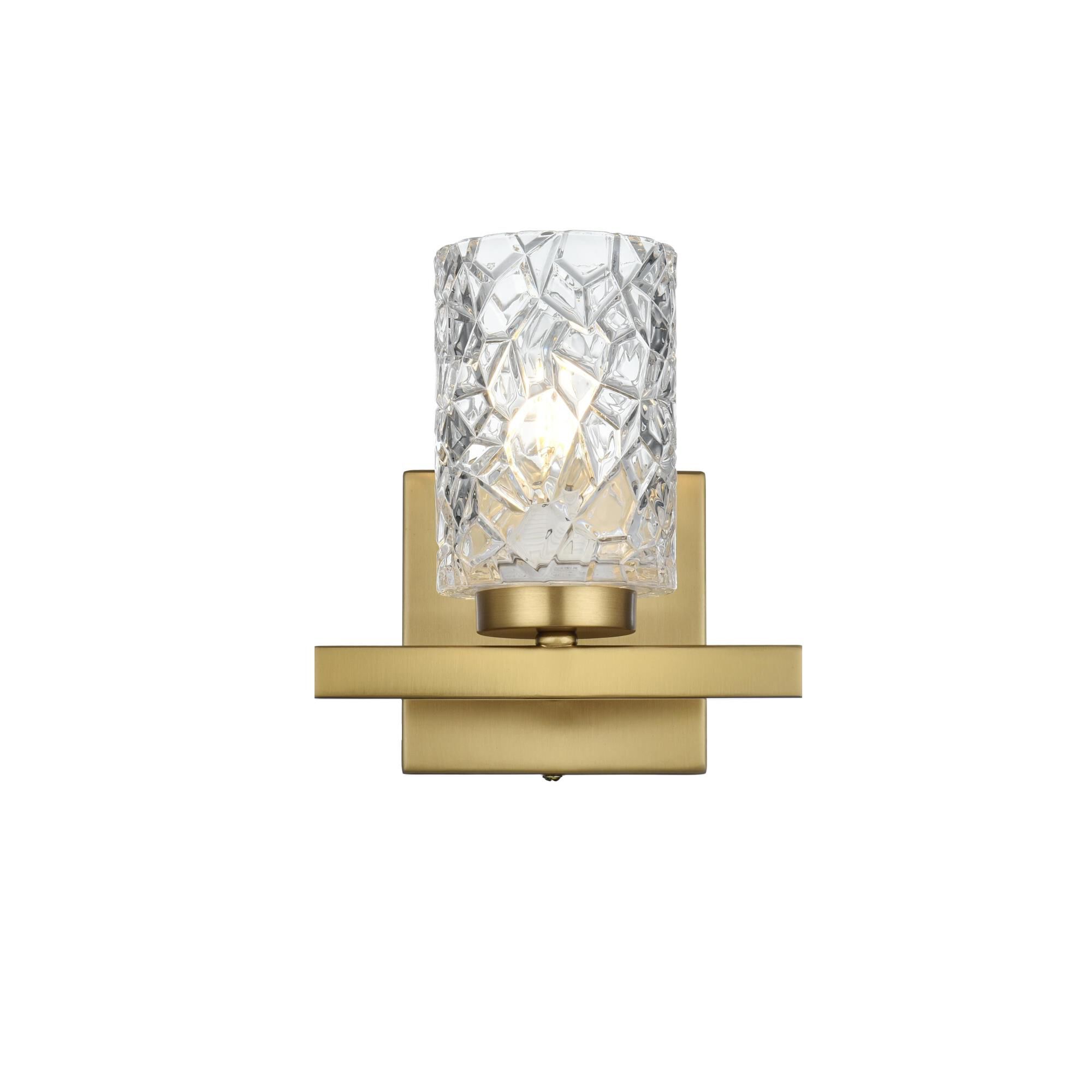 Shown in Satin Gold And Clear finish