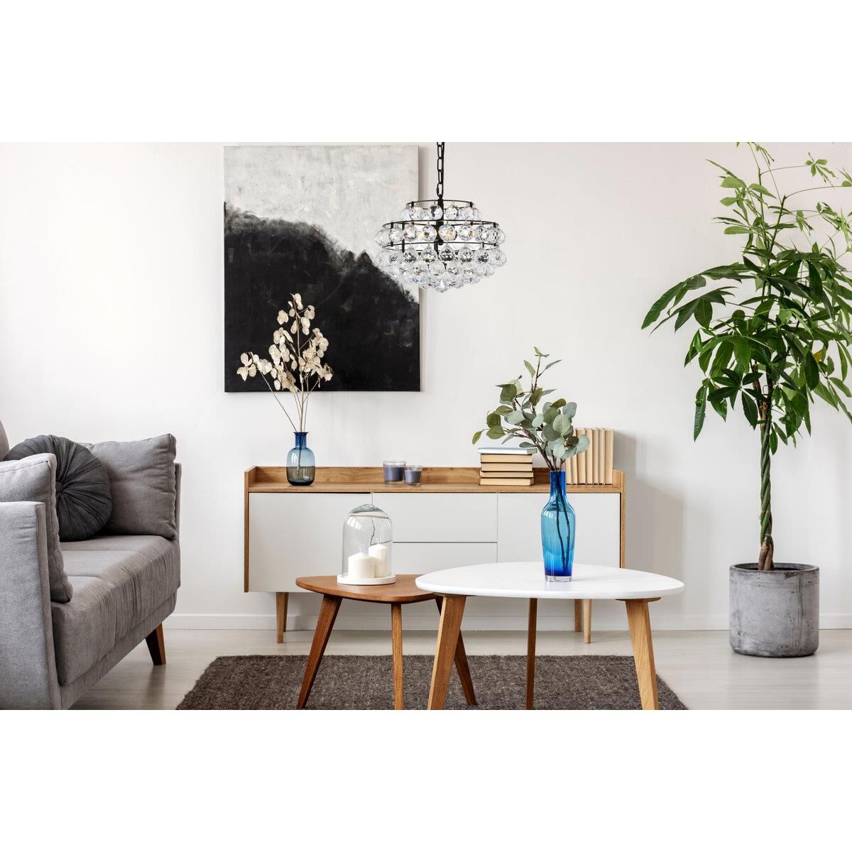 Savannah 14 Inch Large Pendant by Elegant Lighting