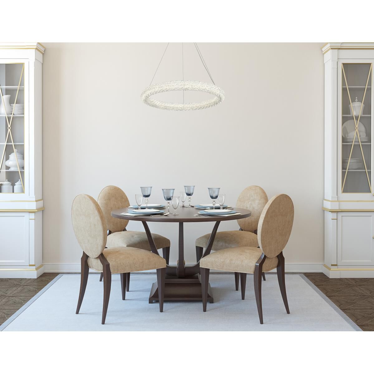 Bowen 24 Inch Chandelier by Elegant Lighting