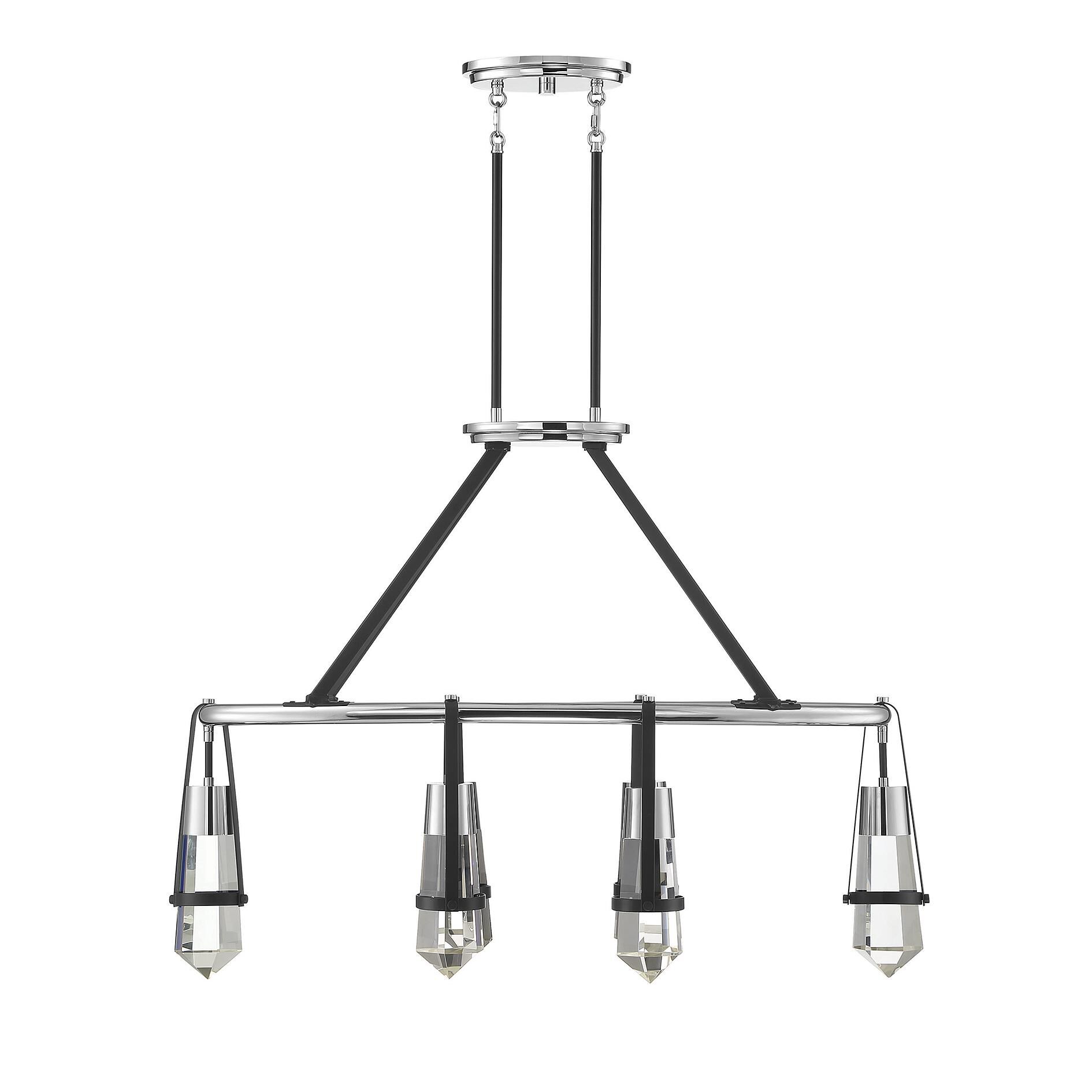 Denali 36 Inch 6 Light LED Linear Suspension Light by Savoy House