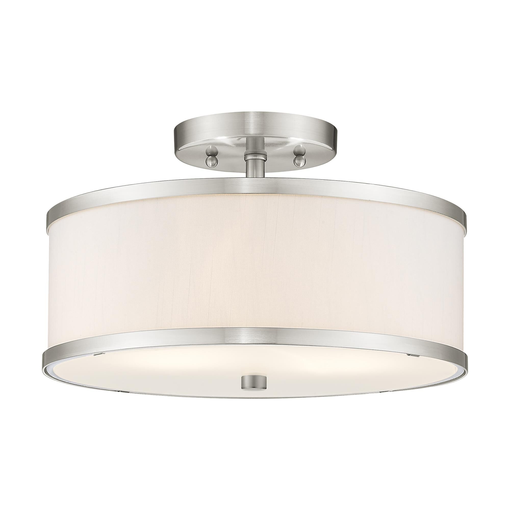 Park Ridge 13 Inch 2 Light Semi Flush Mount by Livex Lighting